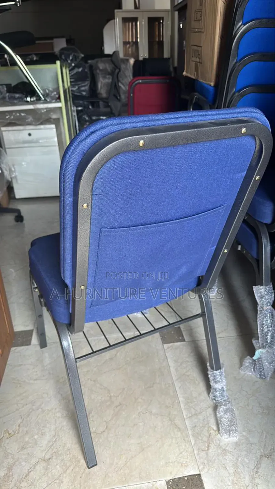 Big Blue Auditorium Chair
