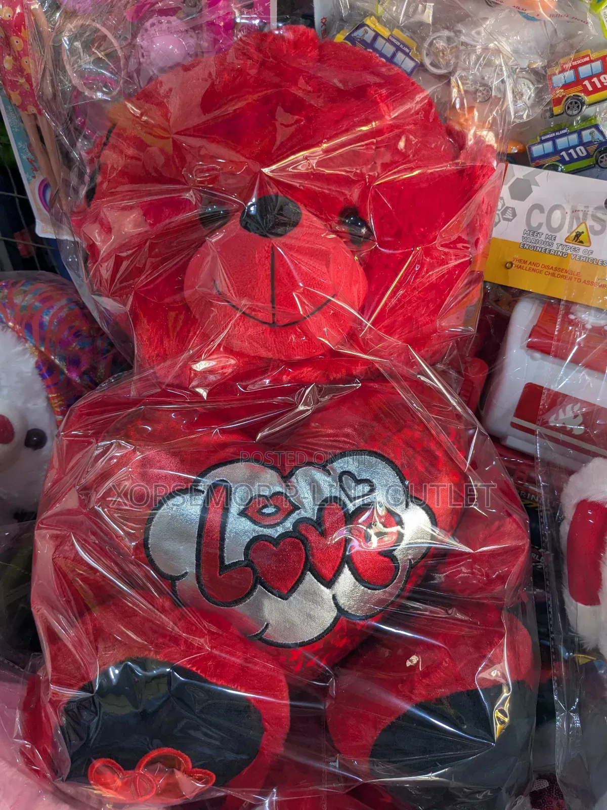 Mr. Red Teddy Bear