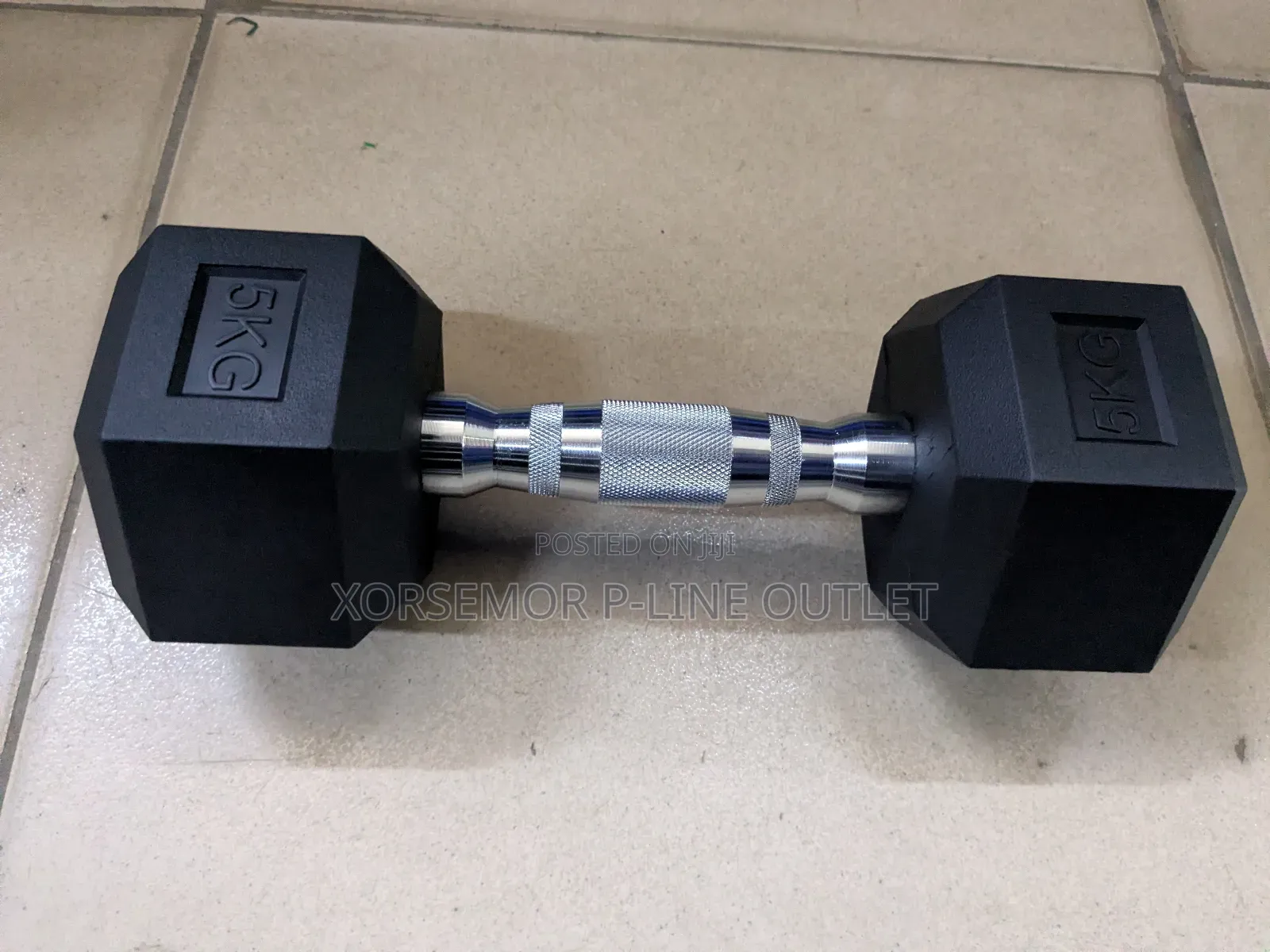 5kg Black Dumbbell