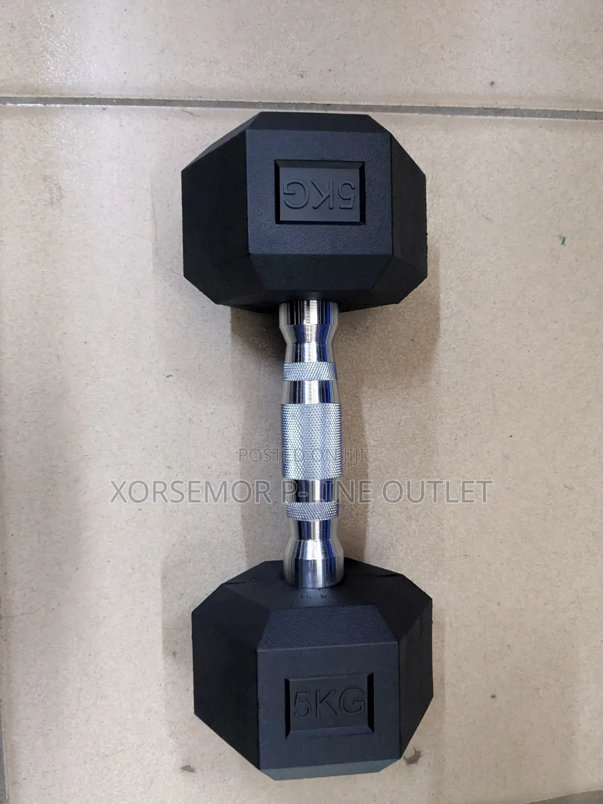 5kg Black Dumbbell