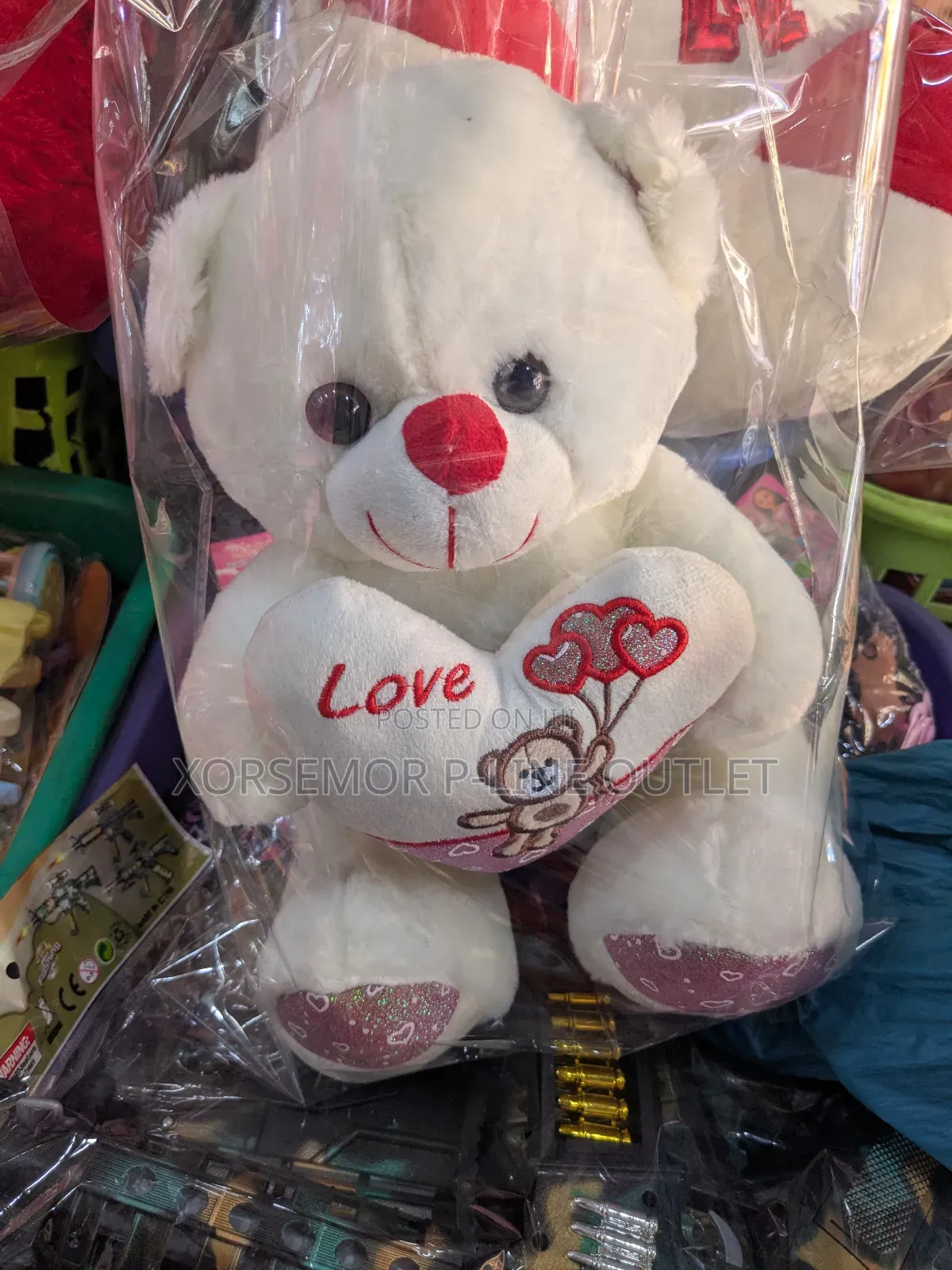 Pinky Teddy Bear