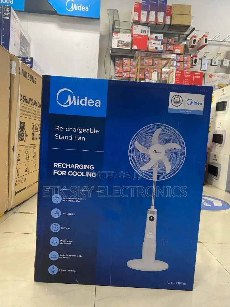 Rechargeable 18” Rechargeable Stand Fan Fs45-23mrd