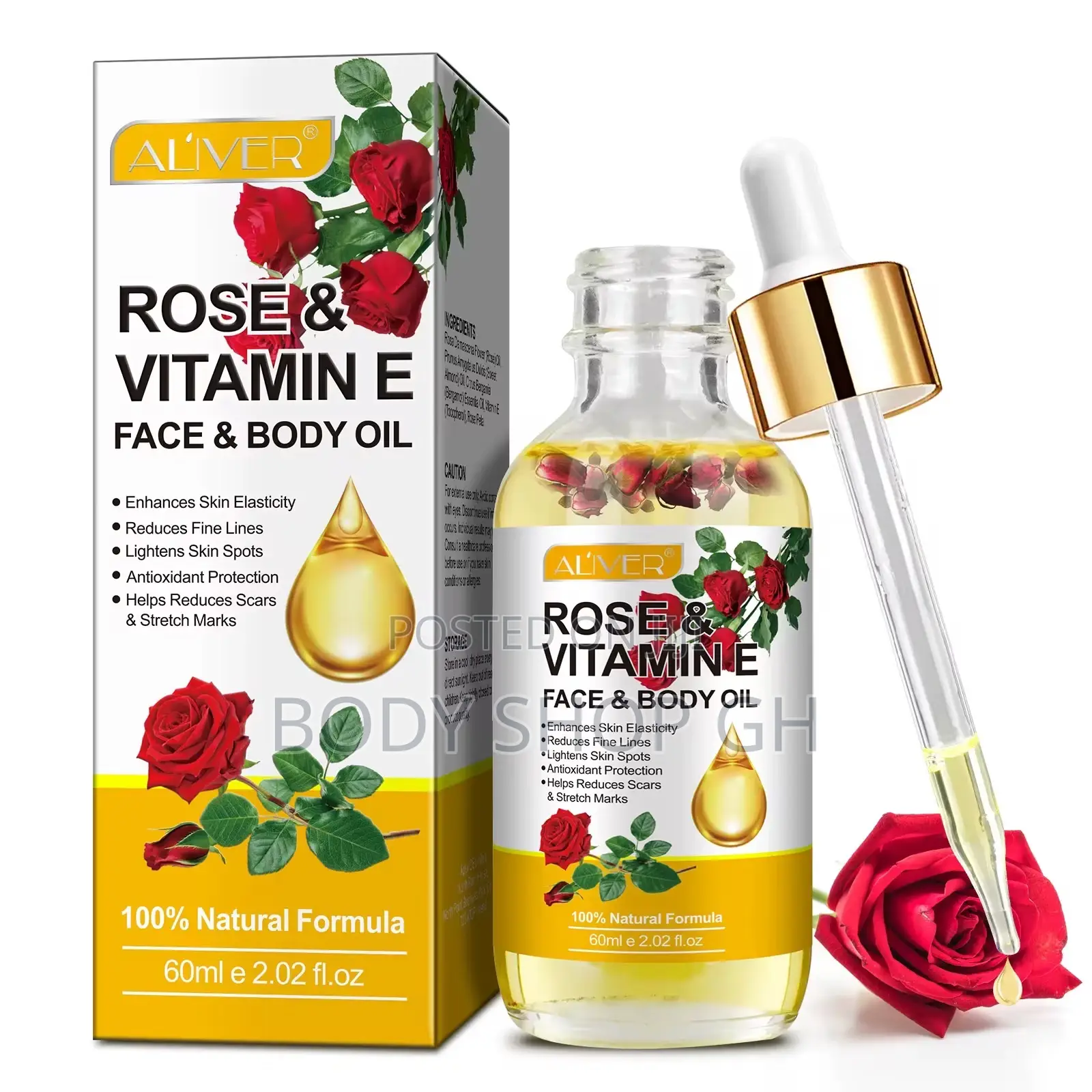 Vitamin E Oil, Pure and Natural Body Oil, Premium Grade Essential Oils