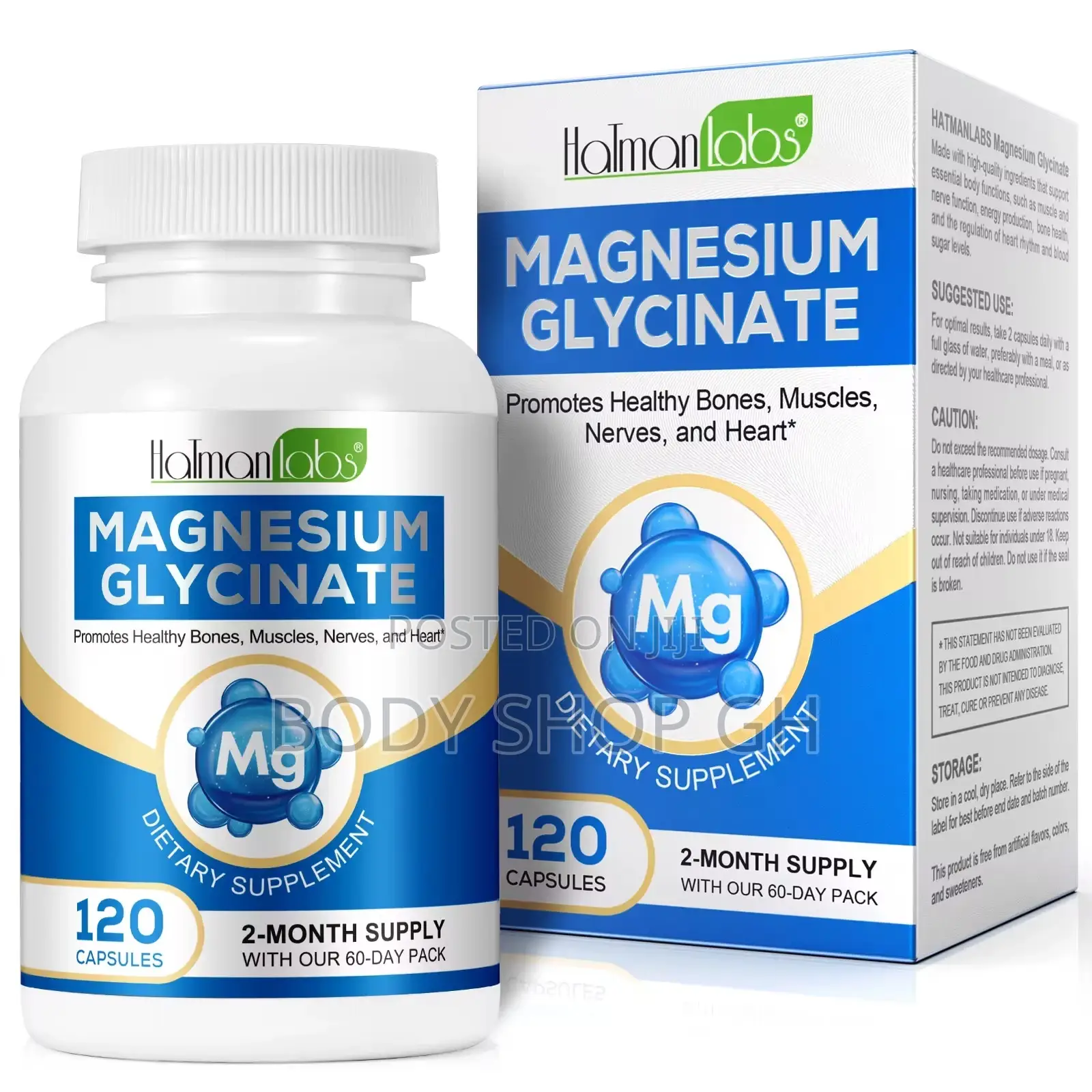 High Absorption Magnesium Glycinate - 120 Caps