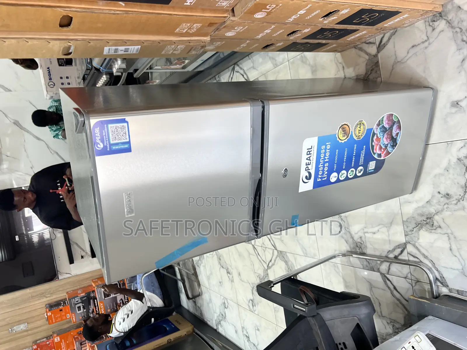 Kindly Check Out 142 Liters Top Mount Pearl 2 Doors Pf-217b-1a Fridge