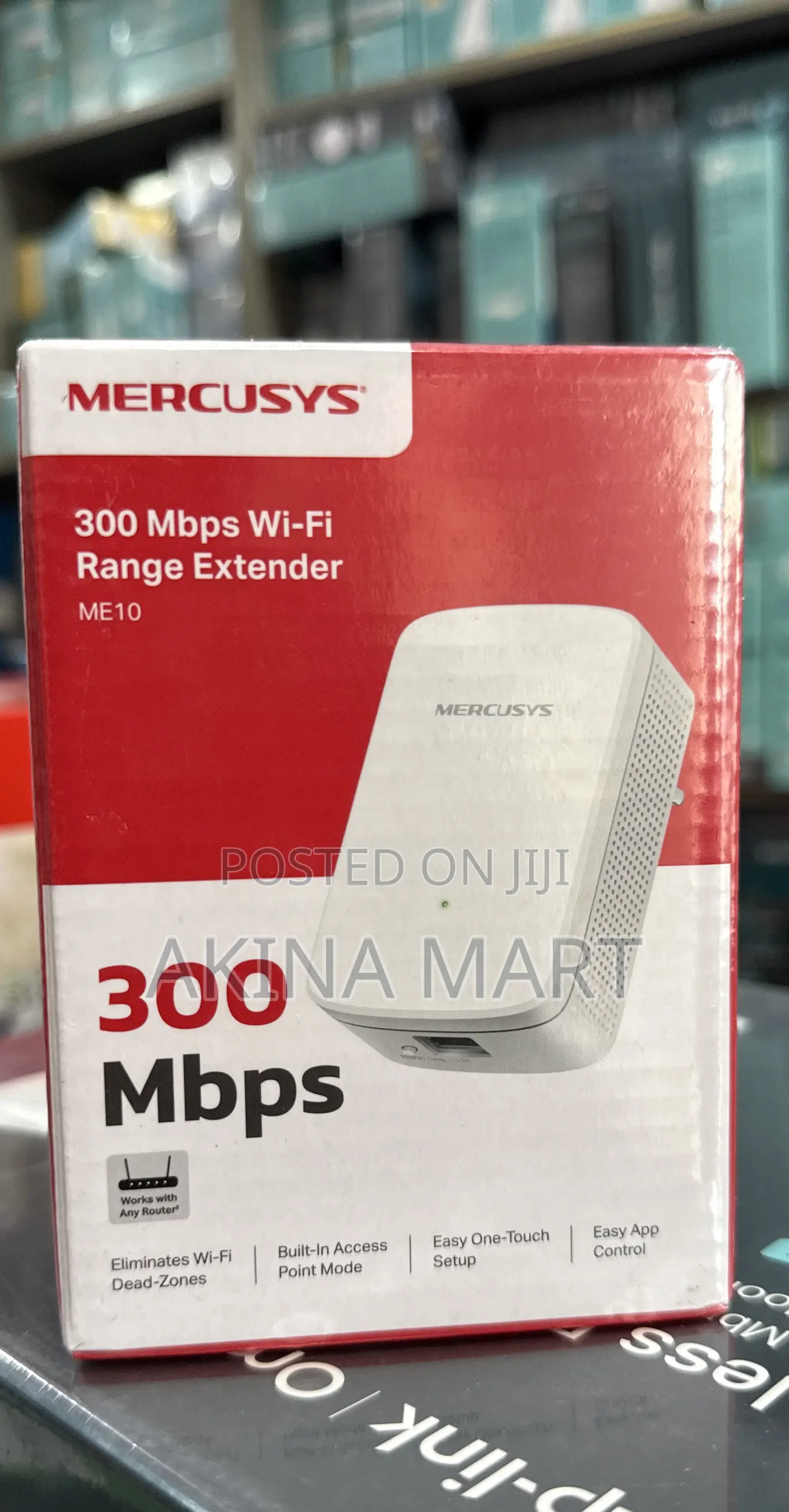 Mercusys 300mbs Wi-Fi Range Extender Me10