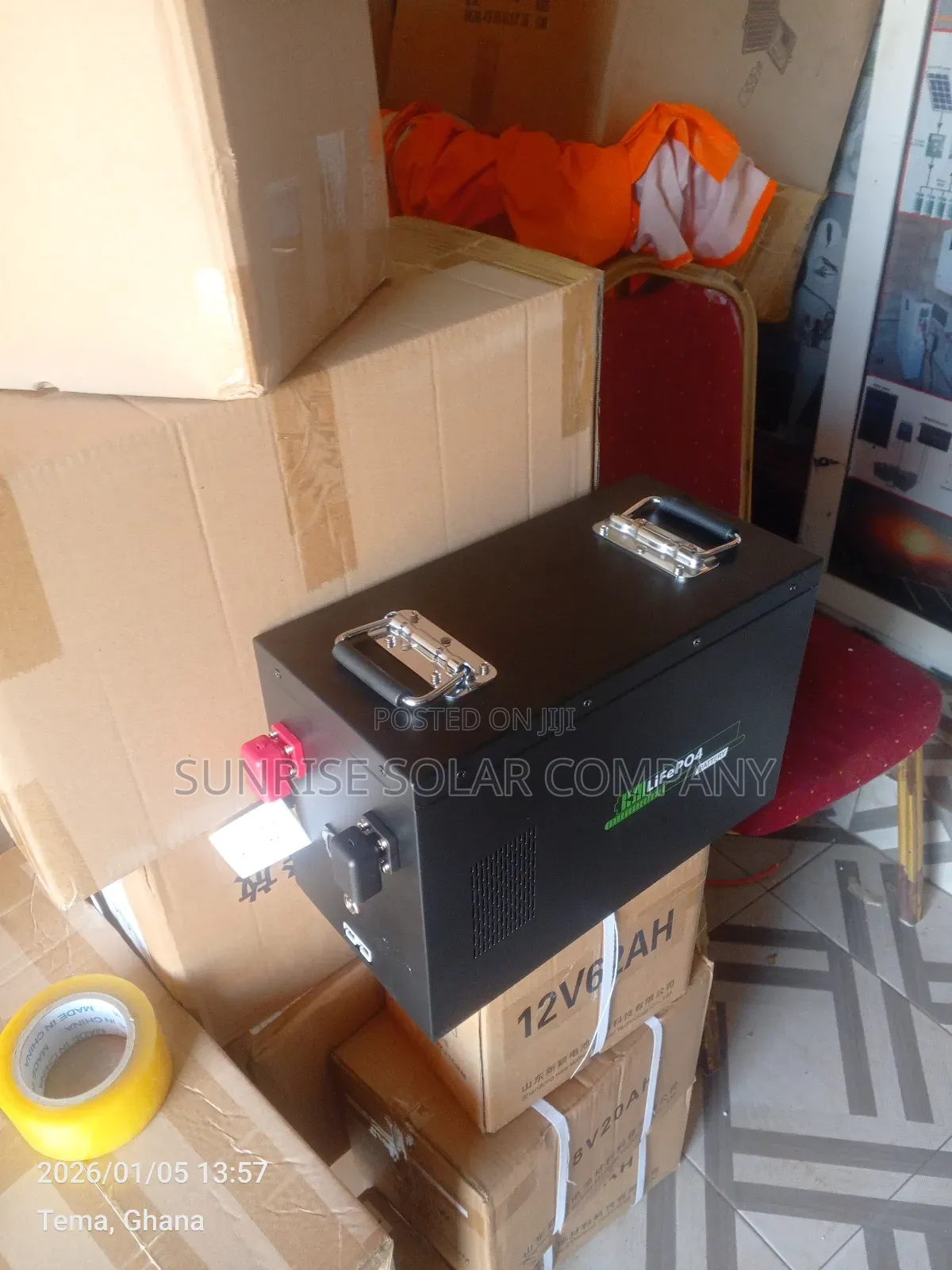 Solar Lithium Battery 12.8v 100ah
