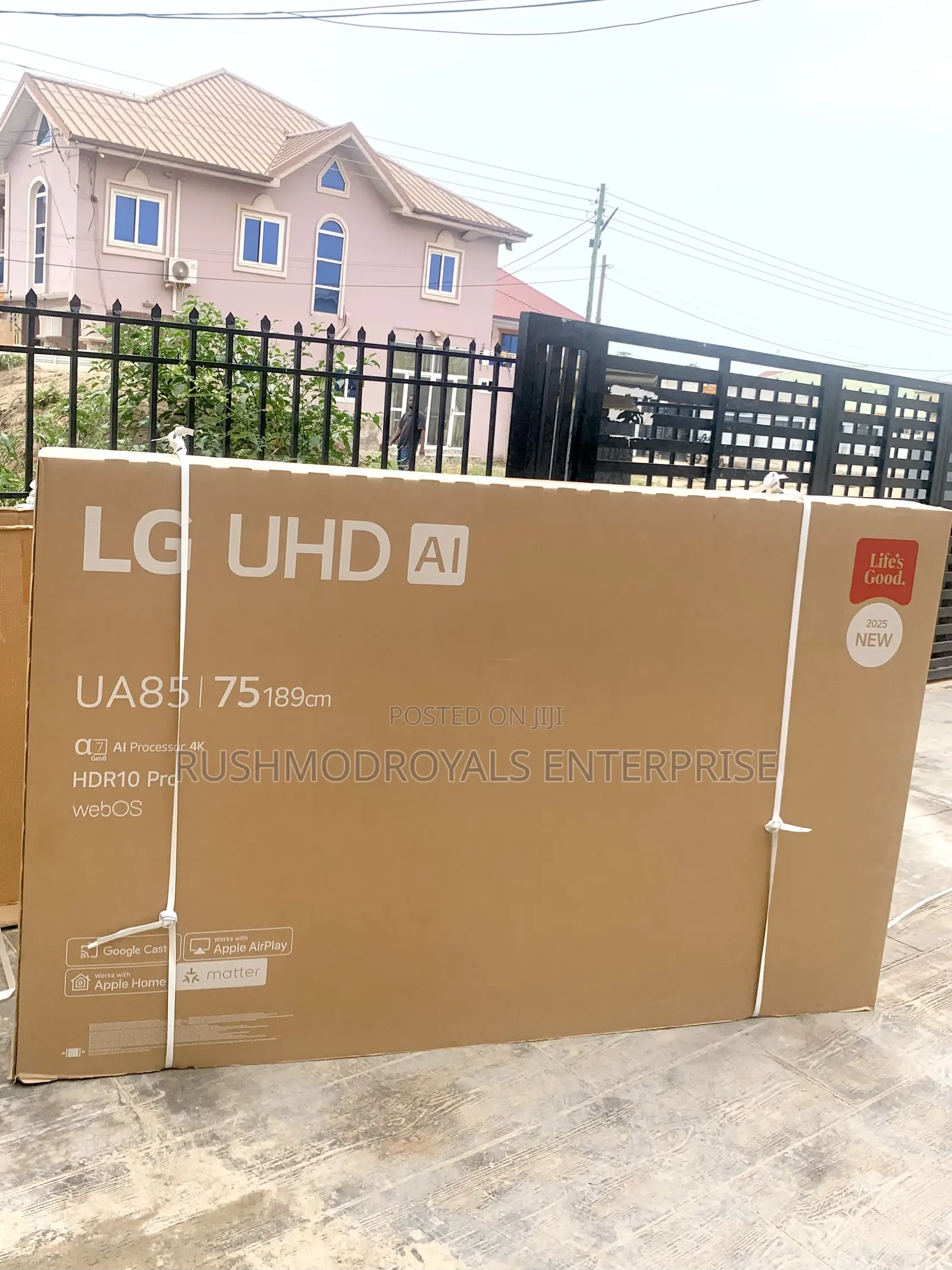 LG Ua85 75” Uhd Smart TV Immerse Entertainment