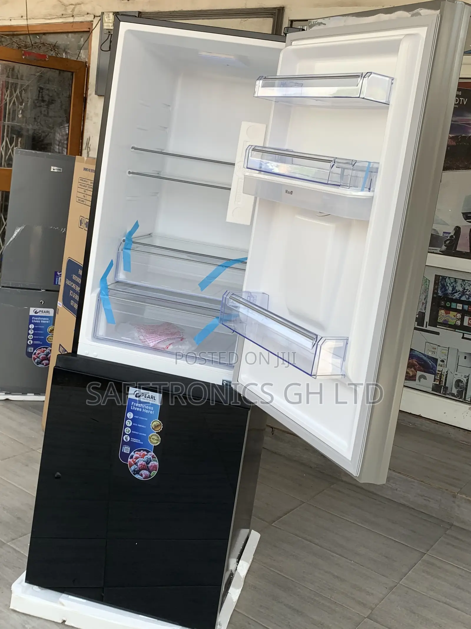 Quality (309l) Black Doubledoor Bottomfreezer Pf-400bg