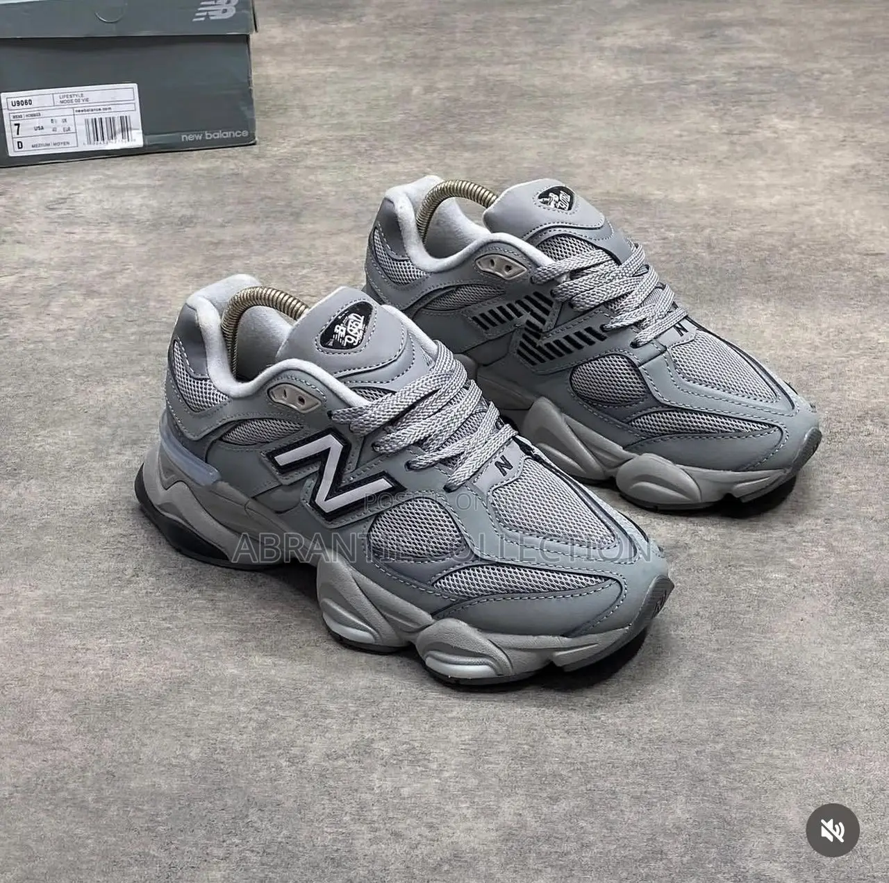 Authentic New Balance 9060 Shadow Grey