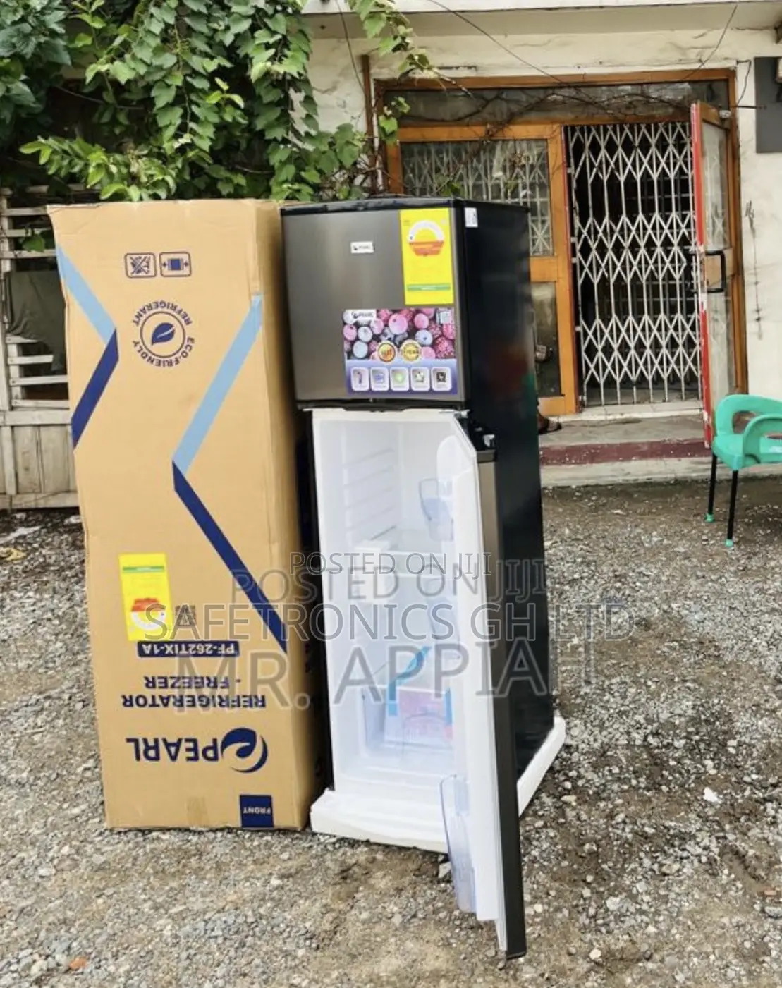 Order Lastest Pearl 162 Liters 2 Doors Pf-262-Tix-1a Refrigerator