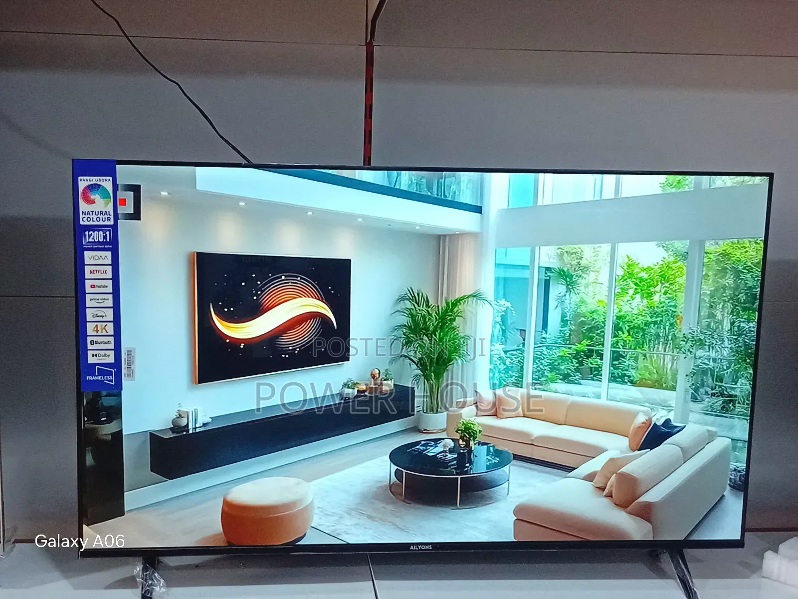 Ailyons 55-Inch Smart Tv for Modern Homes