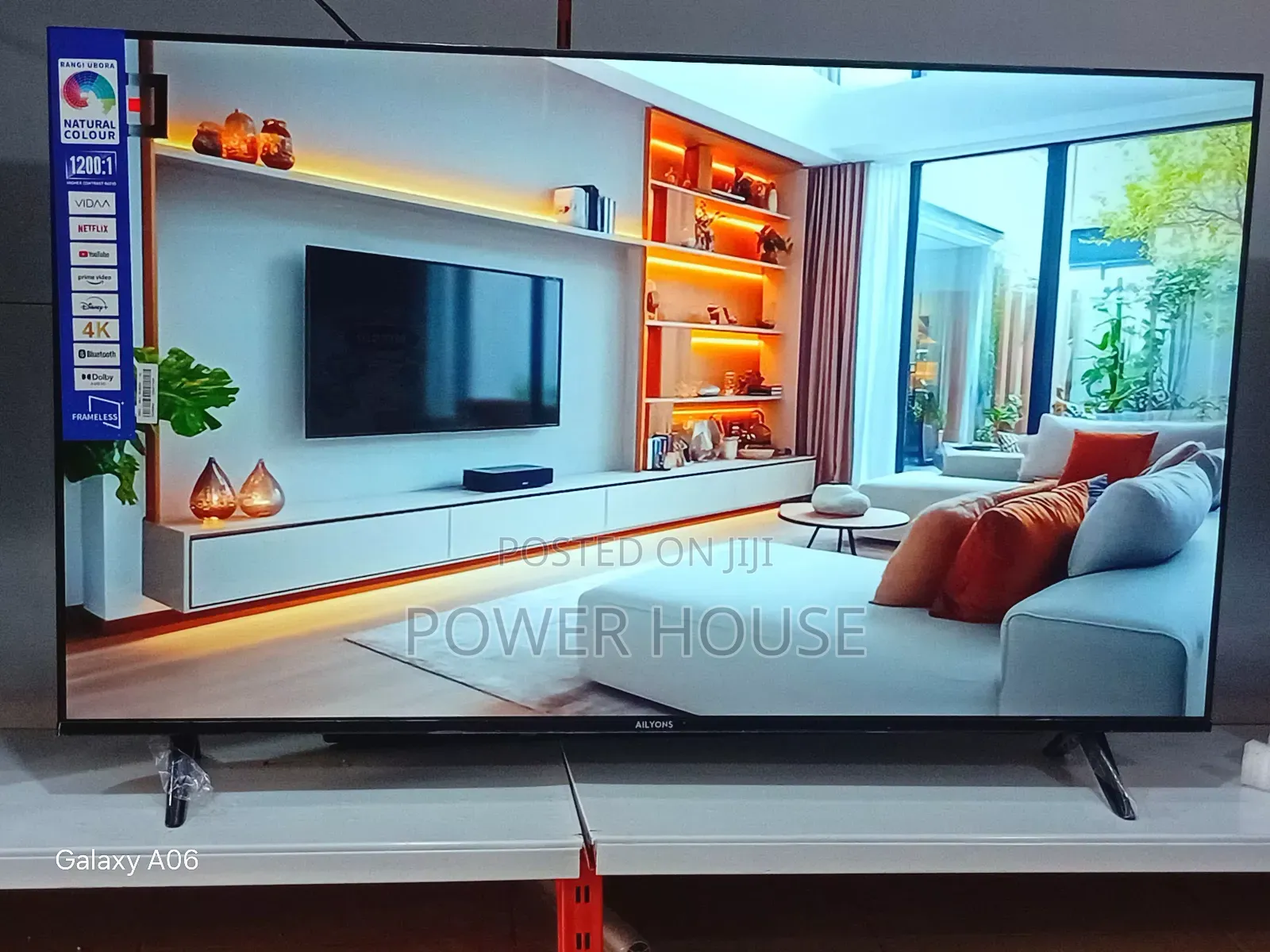 Ailyons 55-Inch Smart Tv for Family Viewing