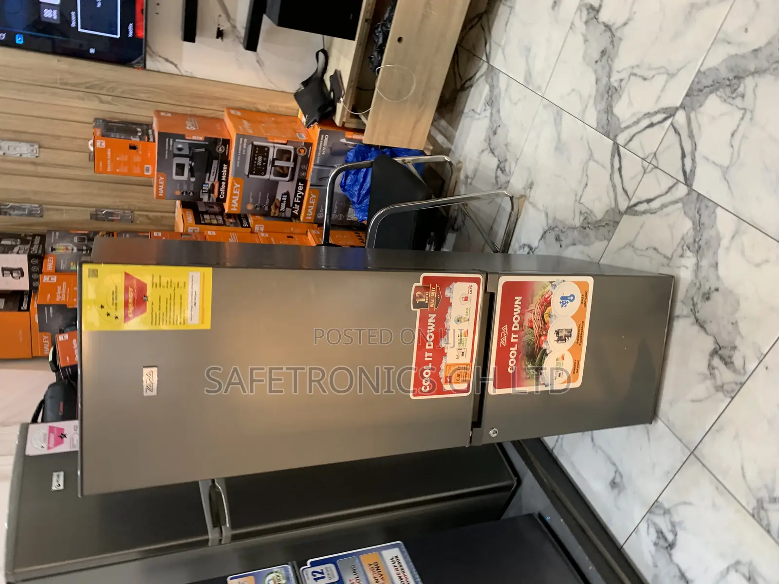 High Efficiency Electric Zara 161l 2 Doors Zara-240bf Refrigerator