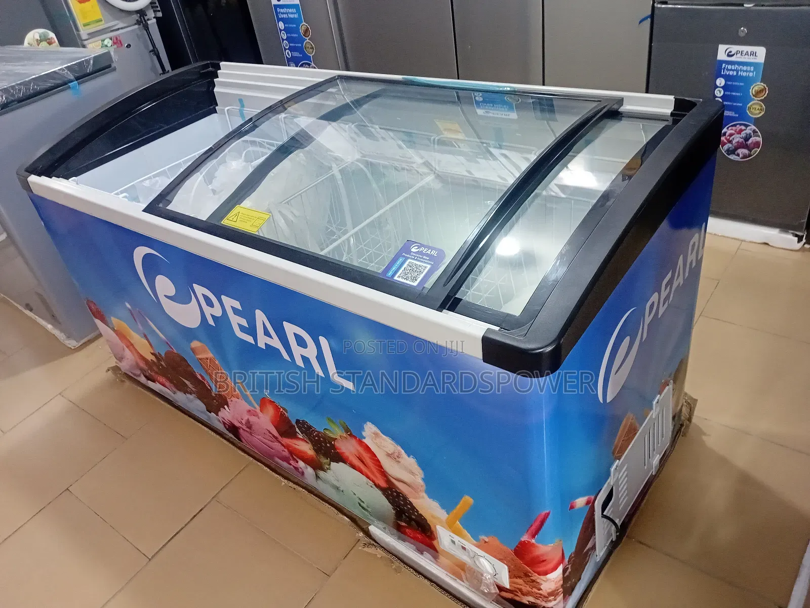 Pearl Glass Door 518l Pearl Showcase Freezer