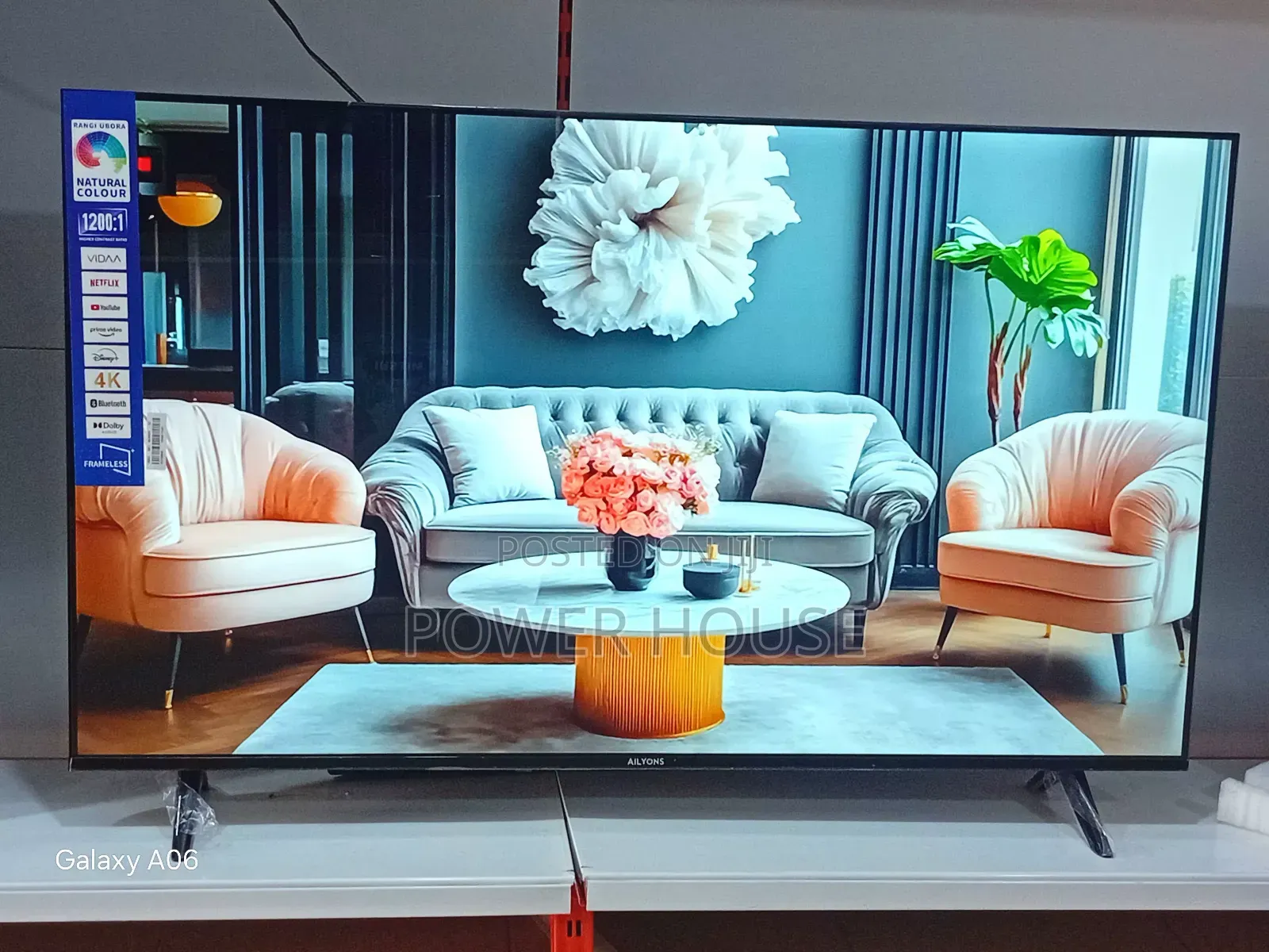 Large Smart Display Ailyons 55-Inch Tv