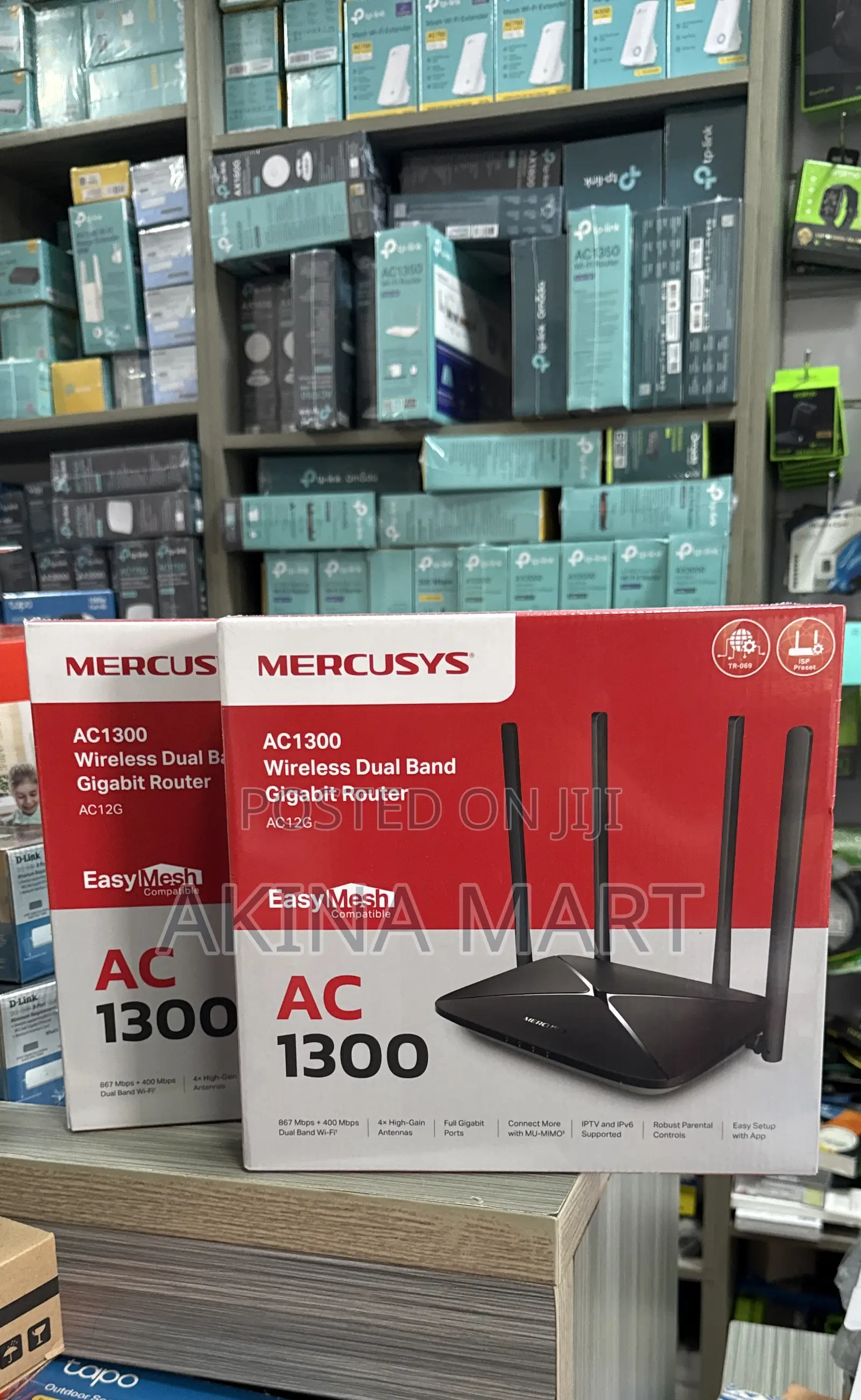 Mercusys Ac12g Ac1300 Wireless Gigabit Dual Band Router