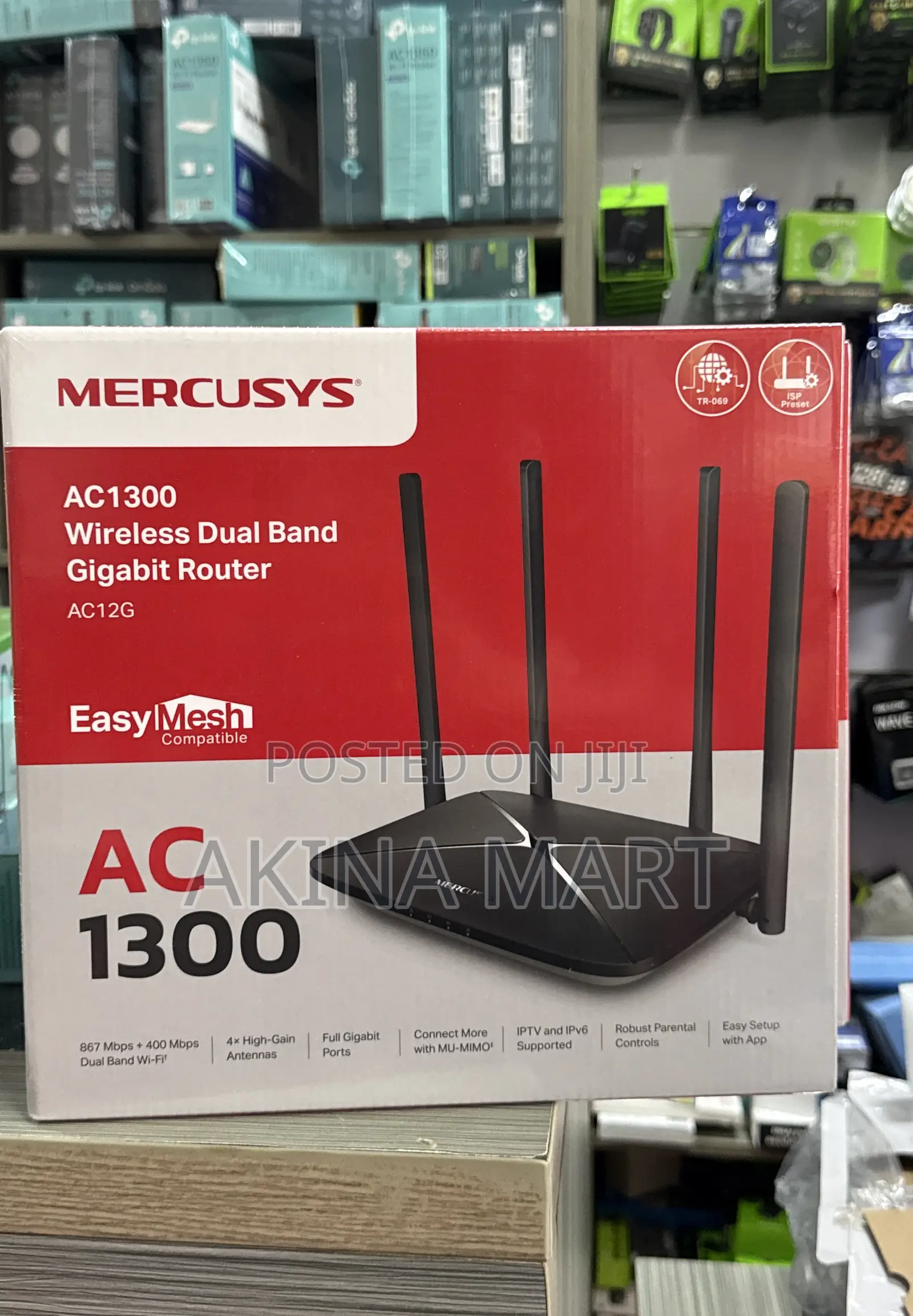 Mercusys Ac12g Ac1300 Wireless Gigabit Dual Band Router
