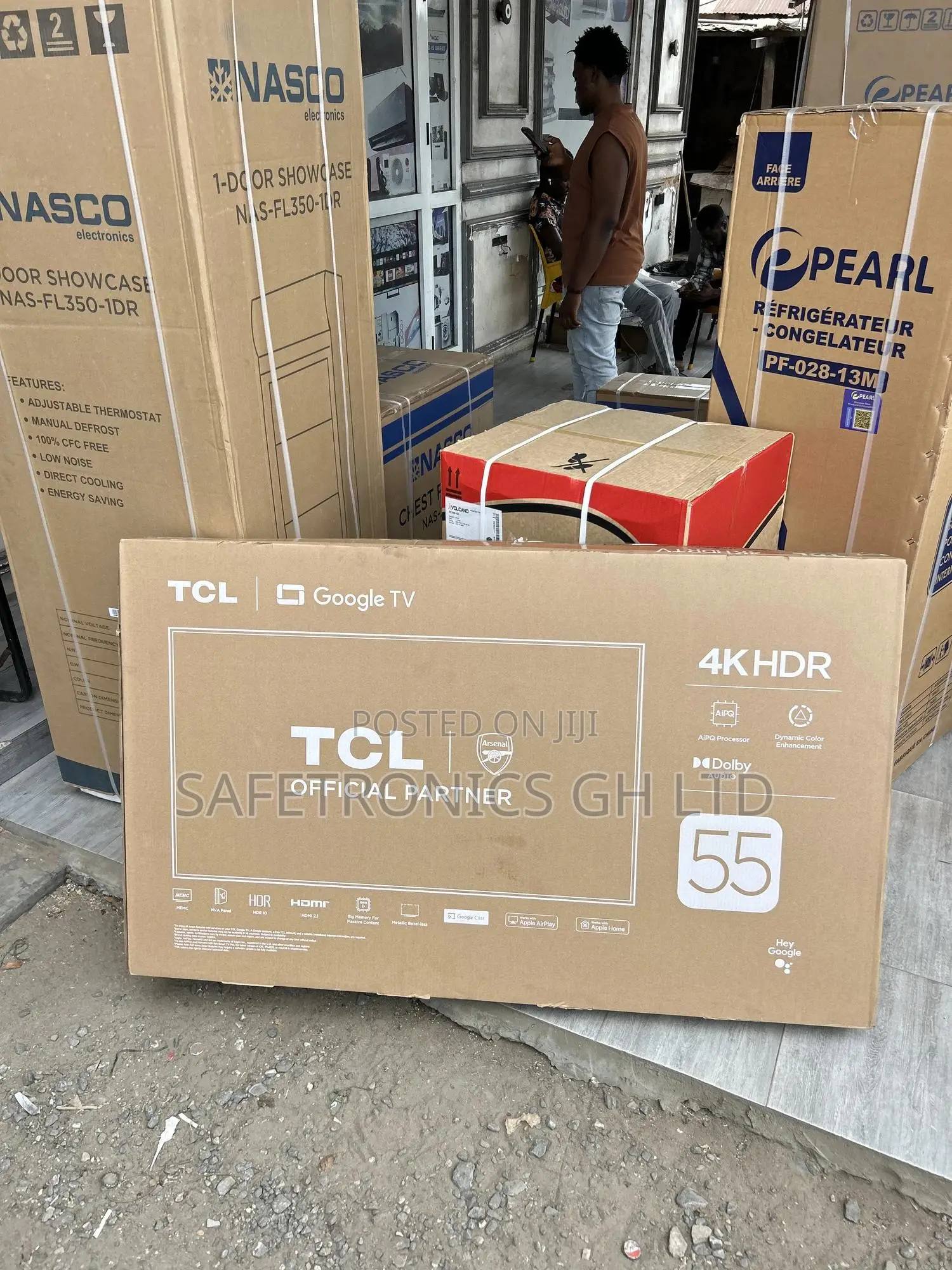Shop 55 Inch Smart Tcl Uhd 4k Frameless Android Tv