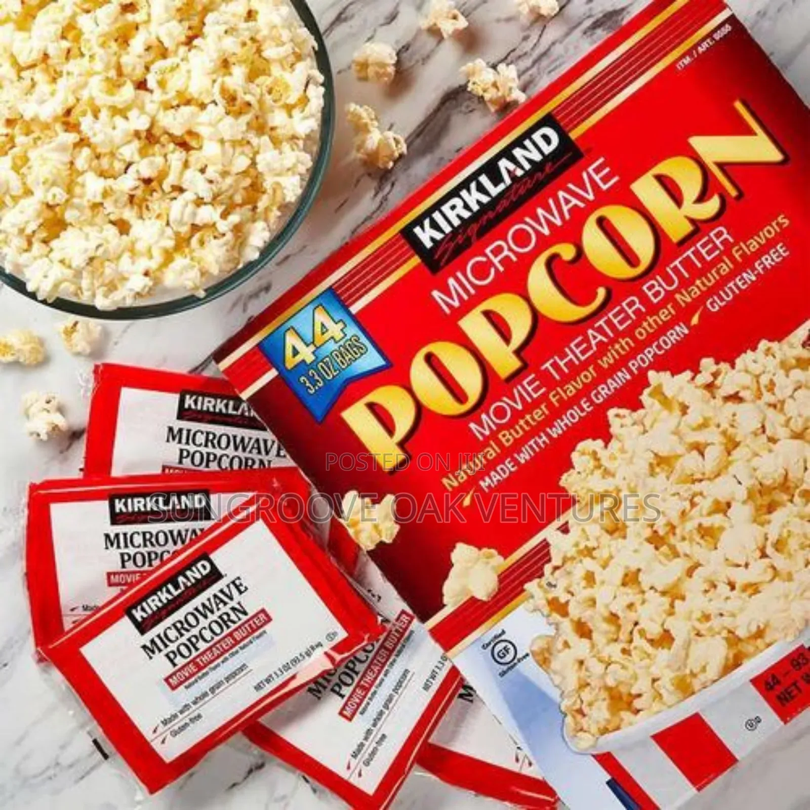 Kirkland Popcorn 44cts 3.3oz 20pcs for 200