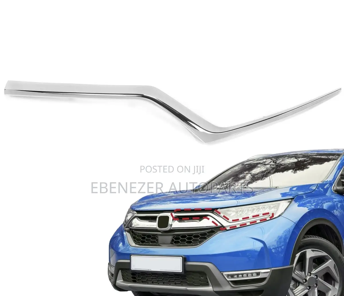 Honda Crv Cr-v Headlights Chrome Garnish 2017 2018