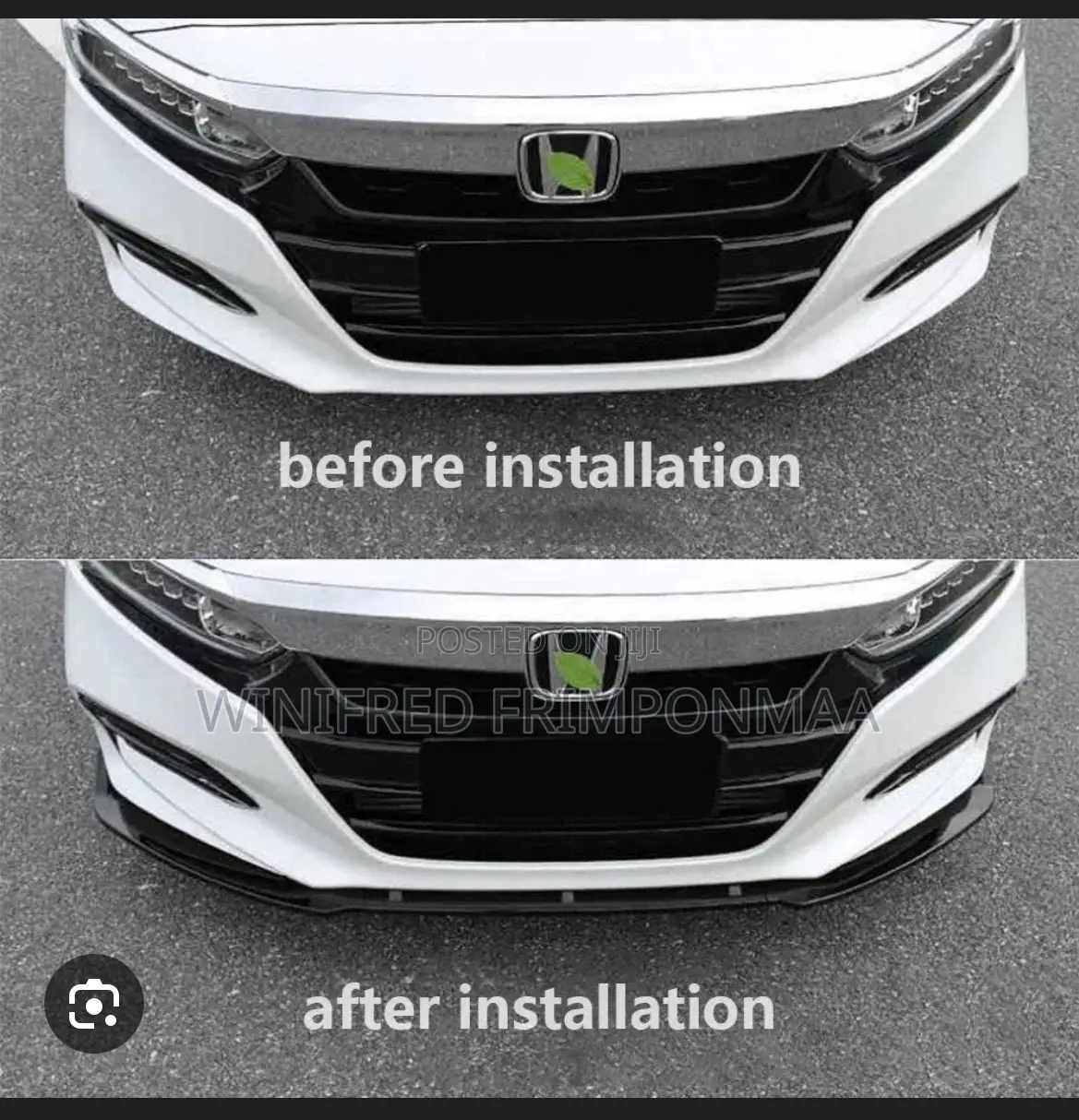 Accord 2018 Front Bumper