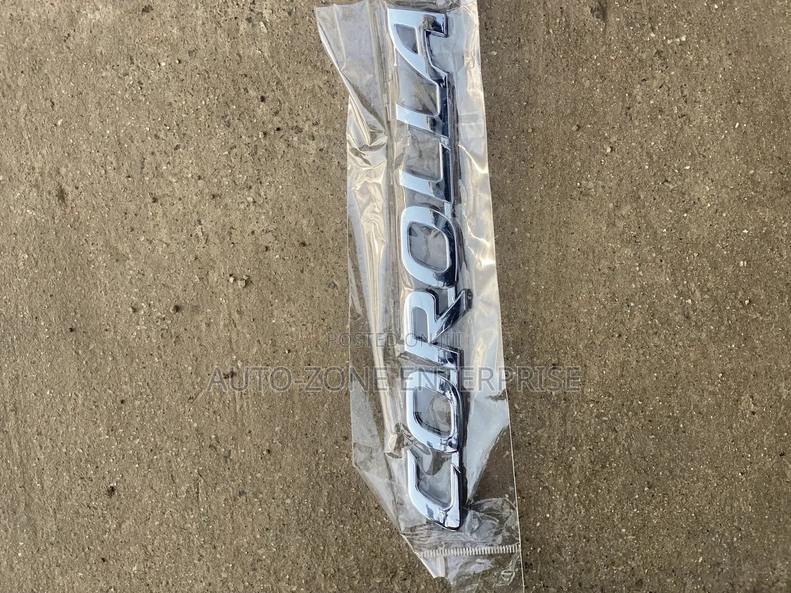 Toyota Corolla Writings Logo Emblem