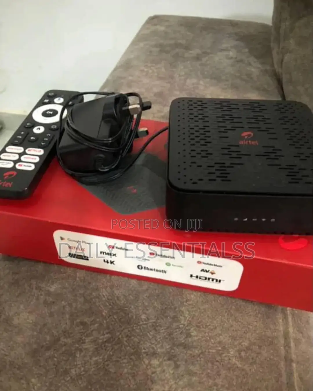 Airtel Android Tv Box With Remote – Brand New