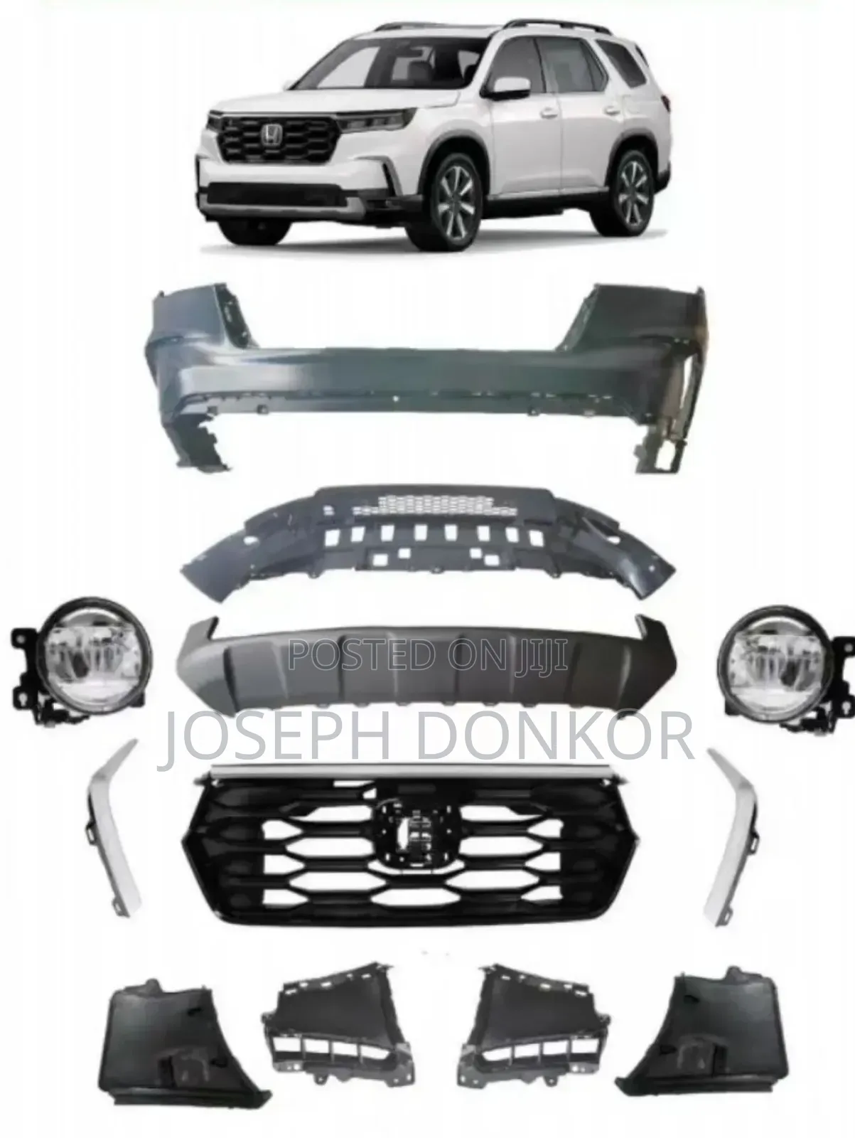 Pilot Front Bumper 2023,2024,2025