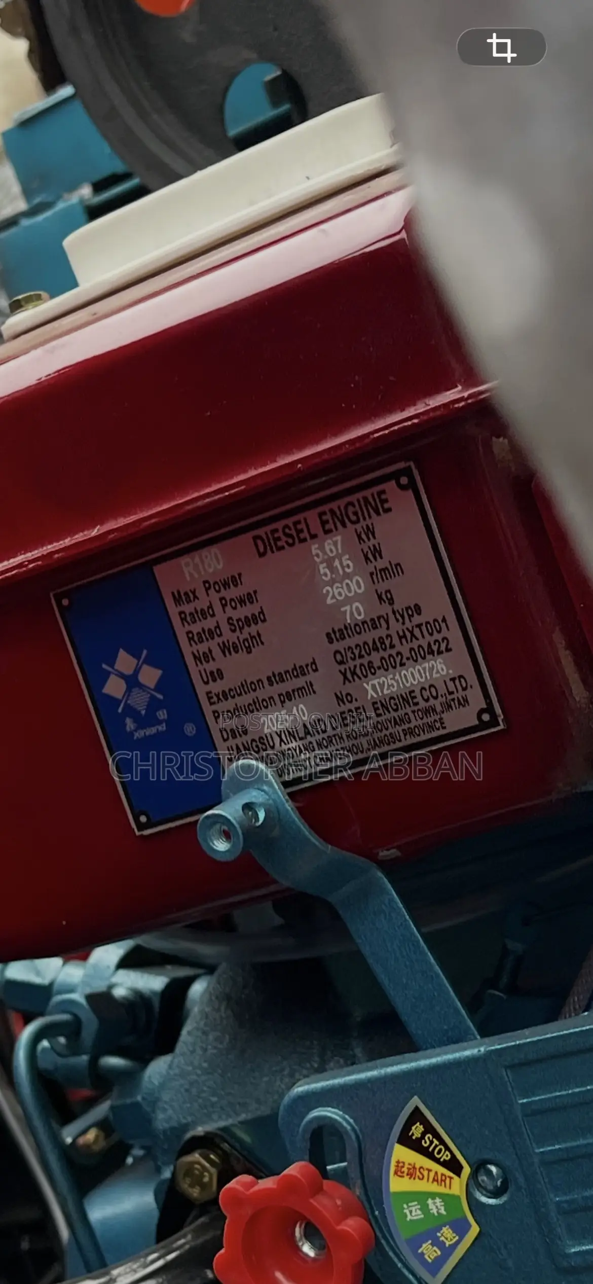 Diesel Multipurpose Grain Thresher Machine