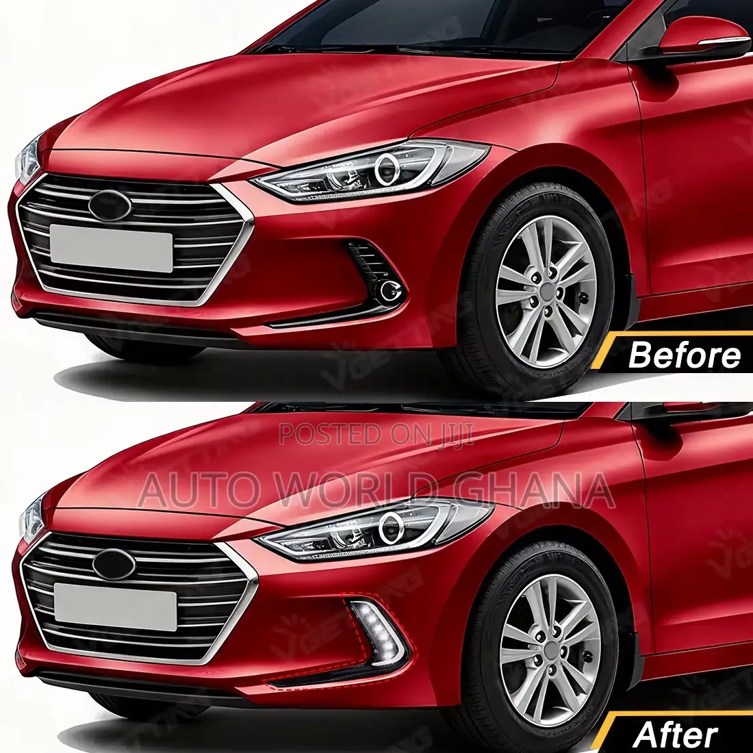 Hyundai Elantra Latest Led Fog Light  2016-2018 Dual Led Lens