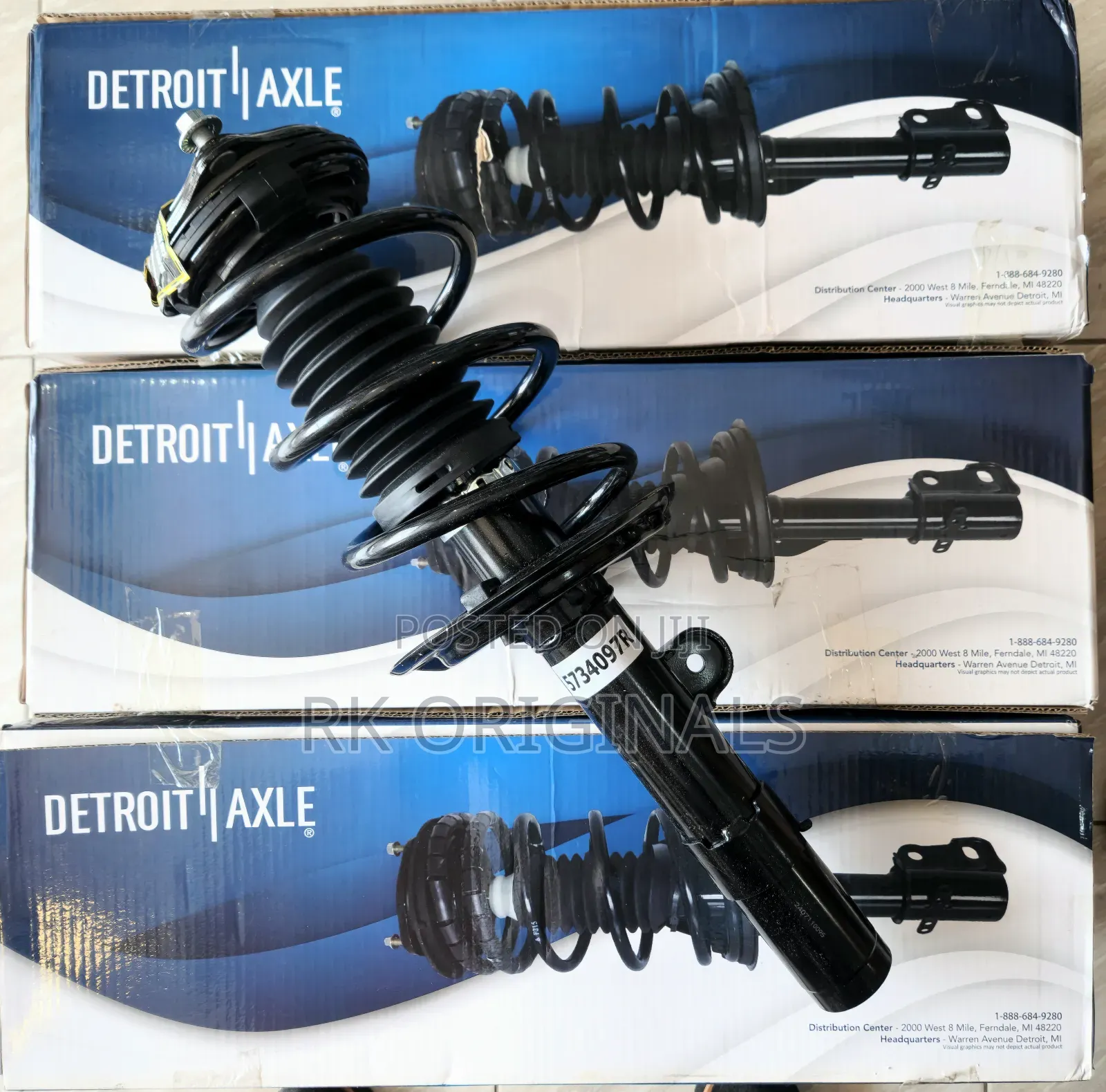 Accord 2018-2022 Detroit Axle Complete Strut Shock Pair From Usa🇺🇸.