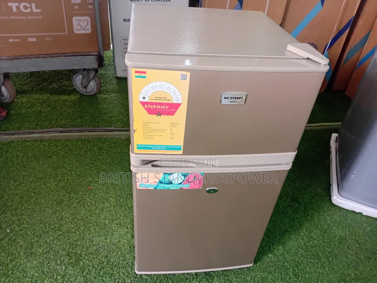 Westpool Super Clean 80l Westpool Double Door Table Top Fridge