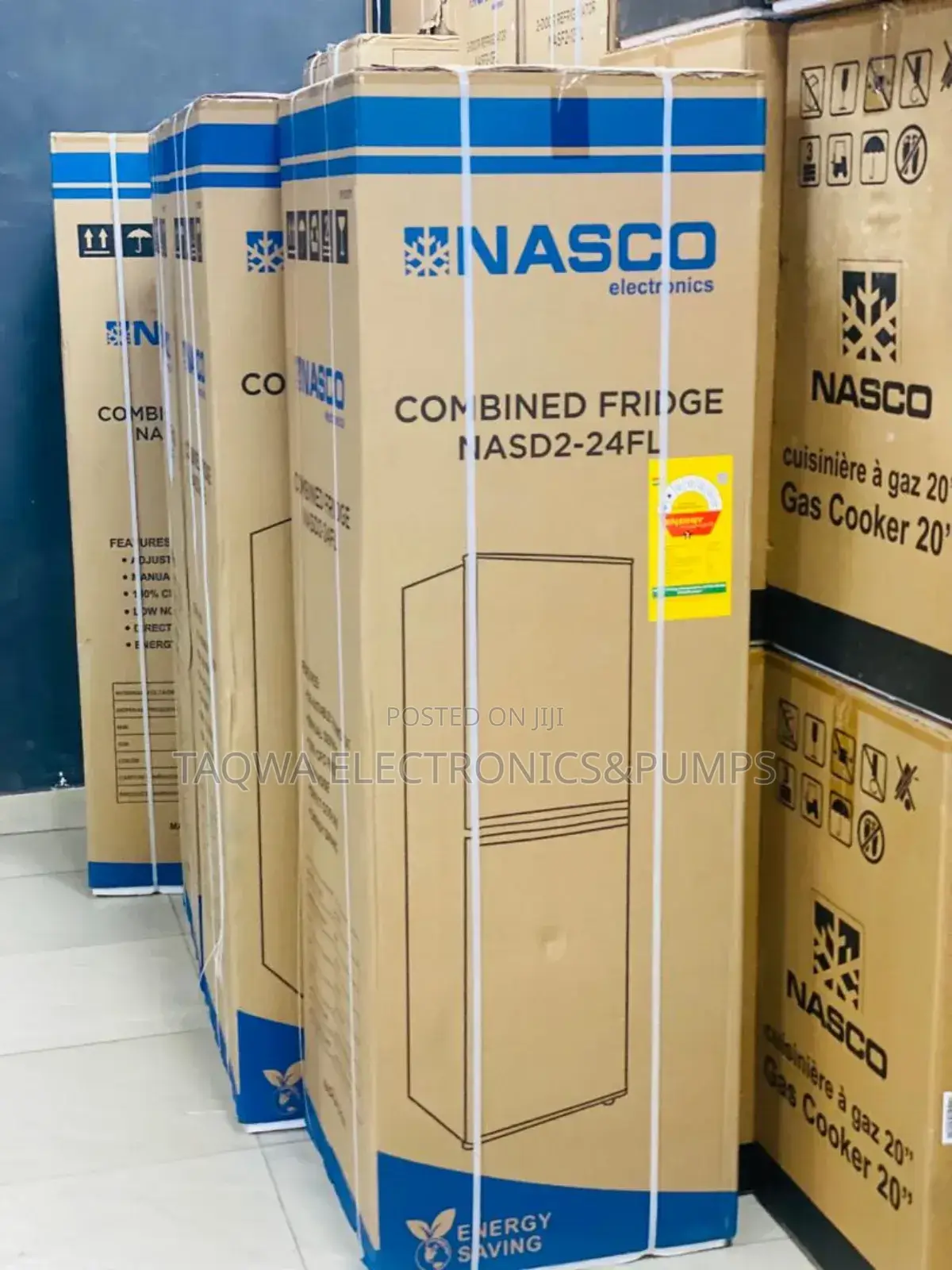 Total of 196 Litres Nasco Refrigerator