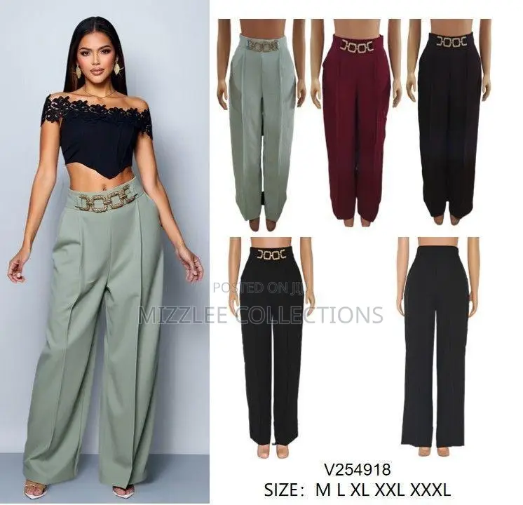 Quality Ladies Wide Legged Office Pant or Trouser