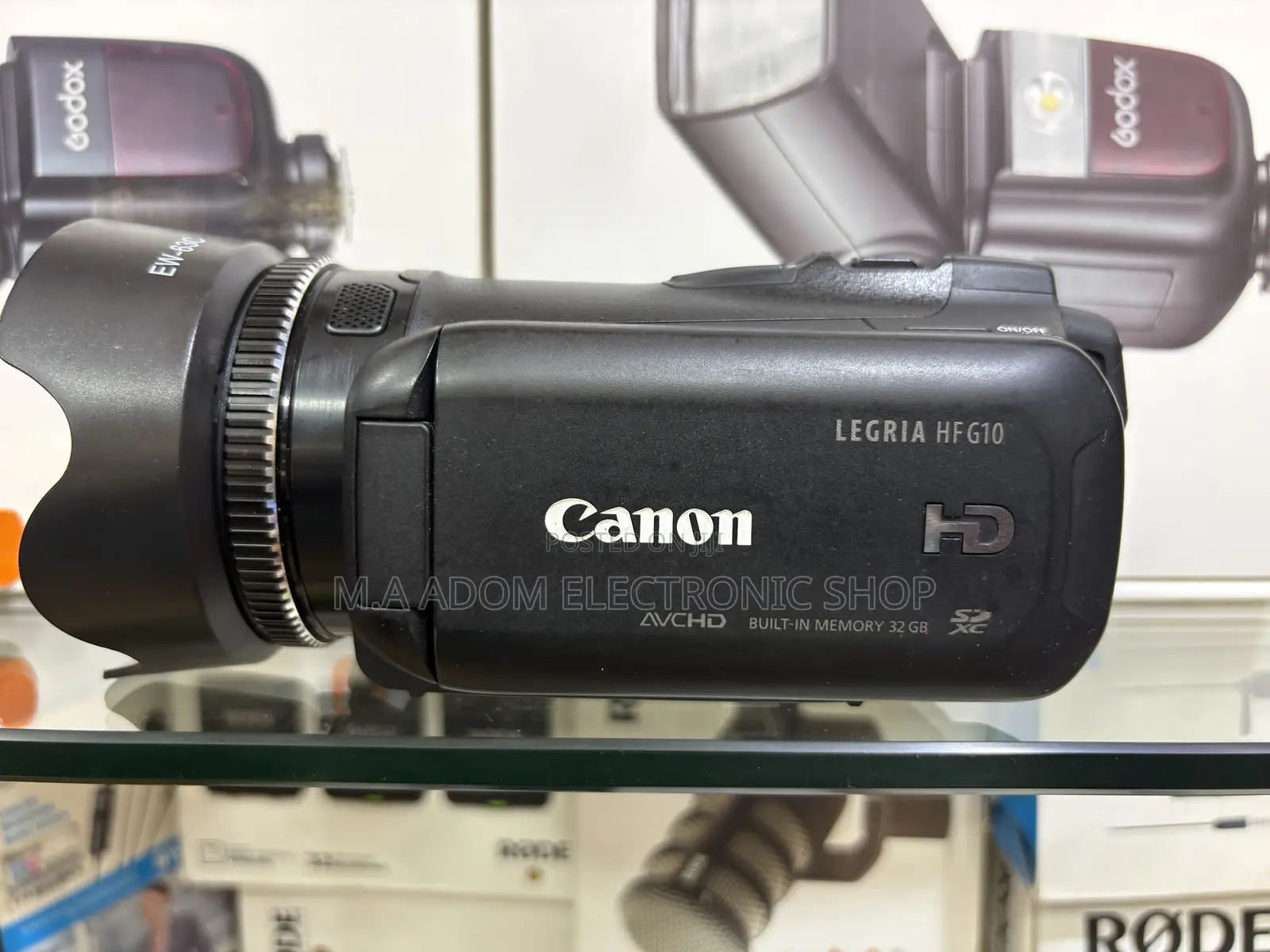 Used Canon Vixia Hf G10 Full Hd Camcorder