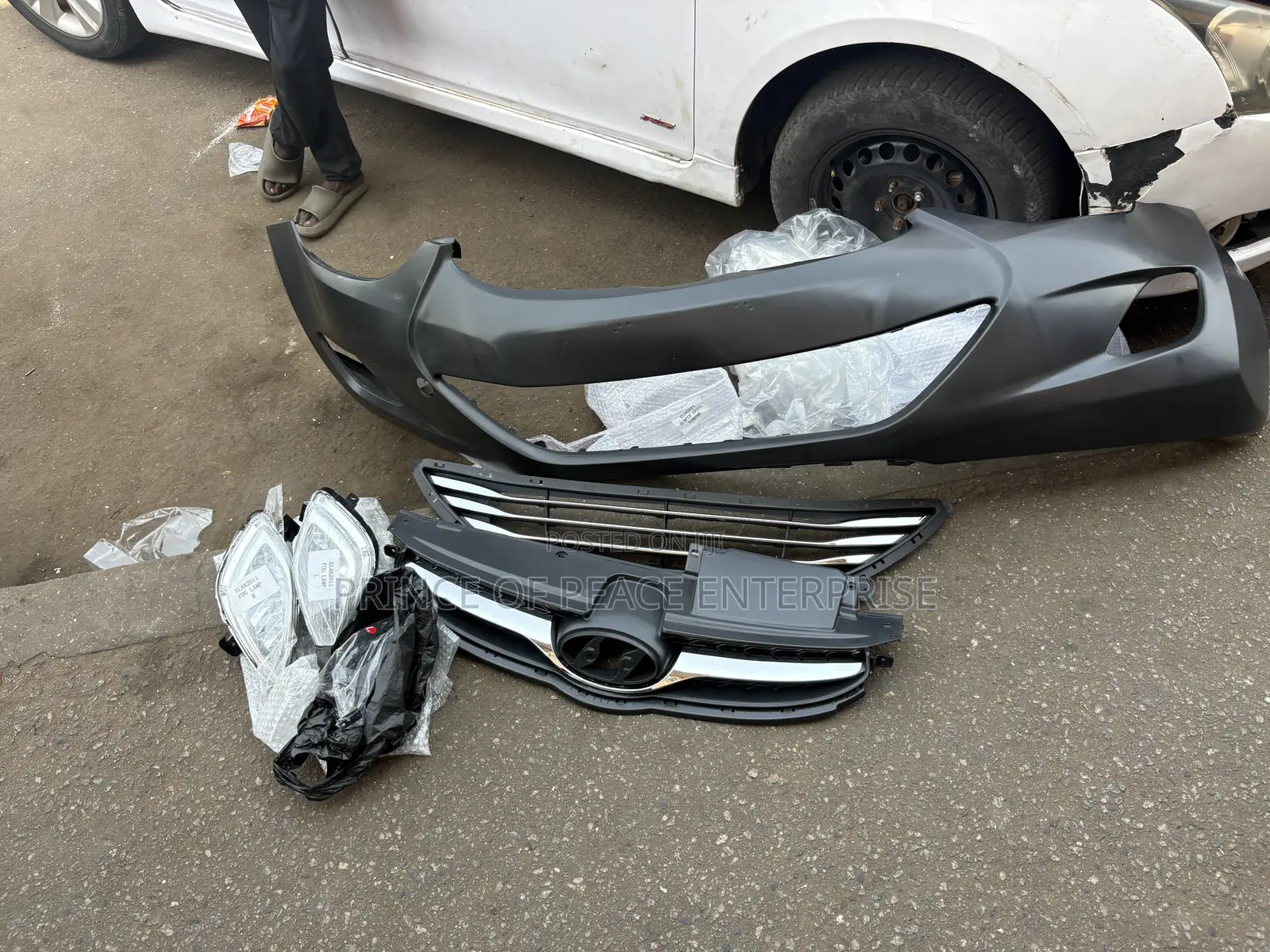 Hyundai Elantra 2011 2012 2013 Complete Front Bumper