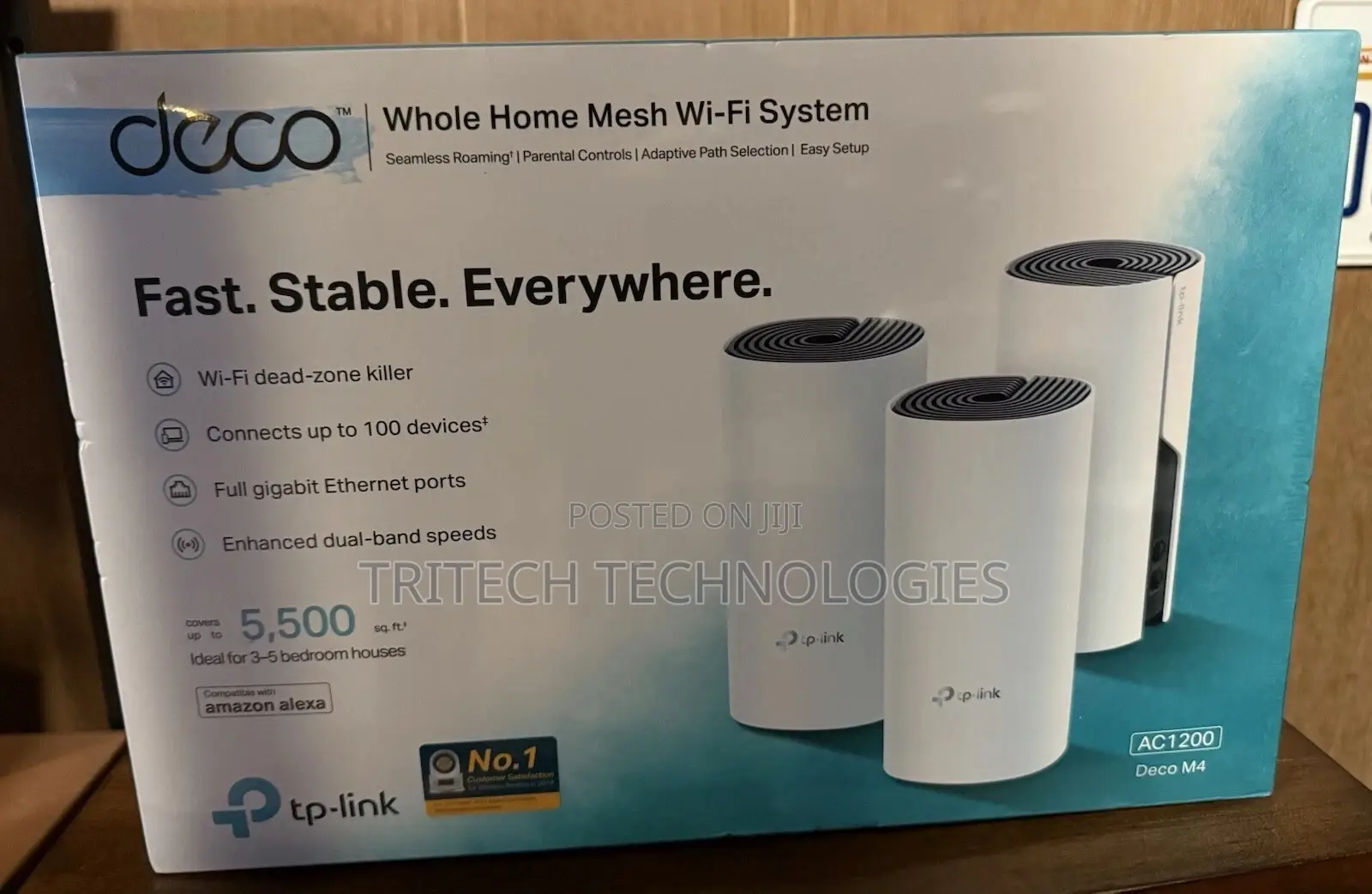 TP-Link 3 in 1 Access Point Deco M4 Whole Home Mesh Wifi System