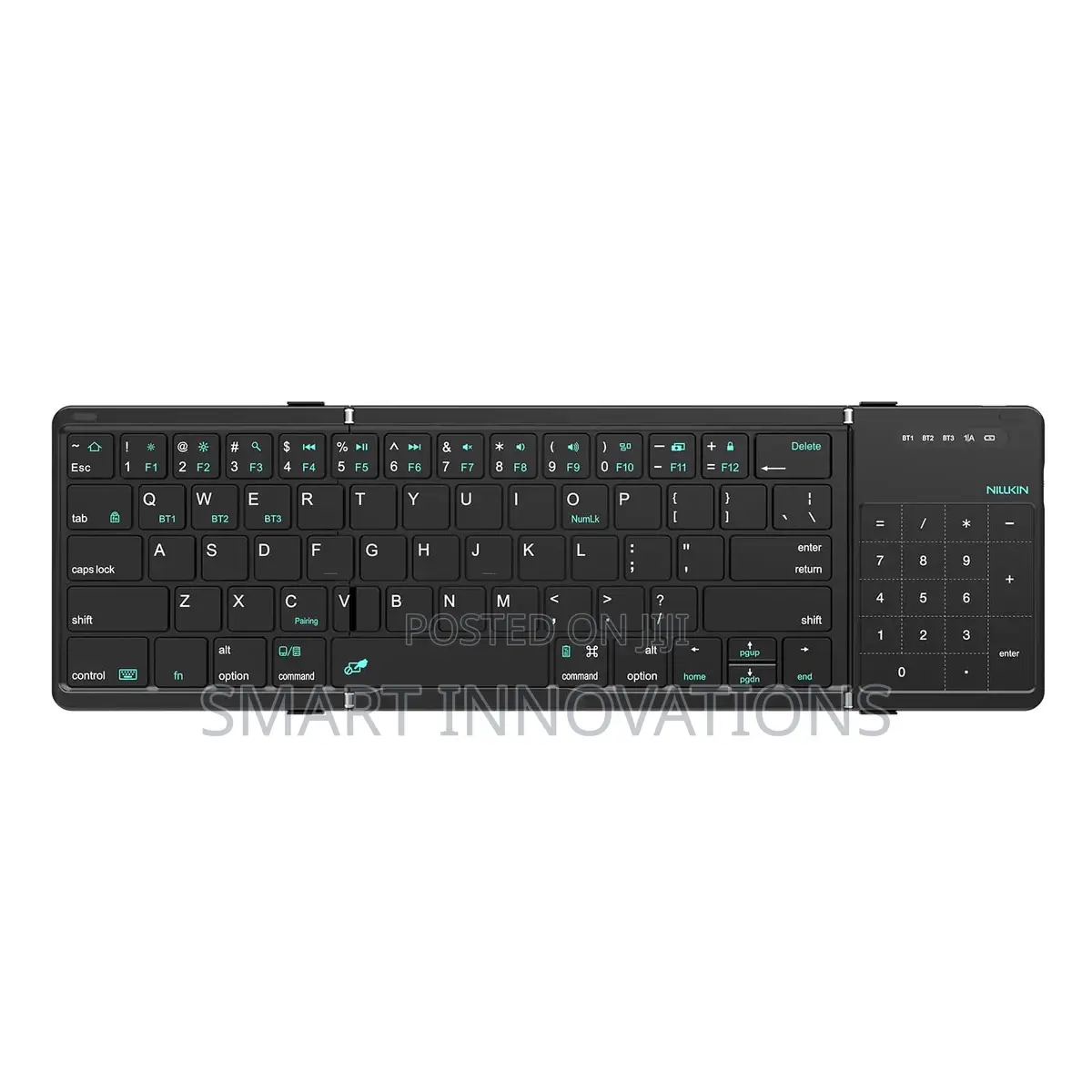 Cube Pocket Foldable Bluetooth Keyboard With Trackpad
