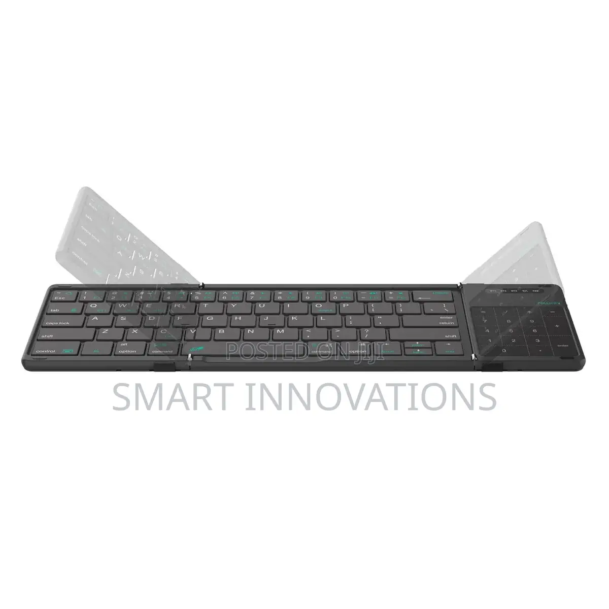 Cube Pocket Foldable Bluetooth Keyboard With Trackpad