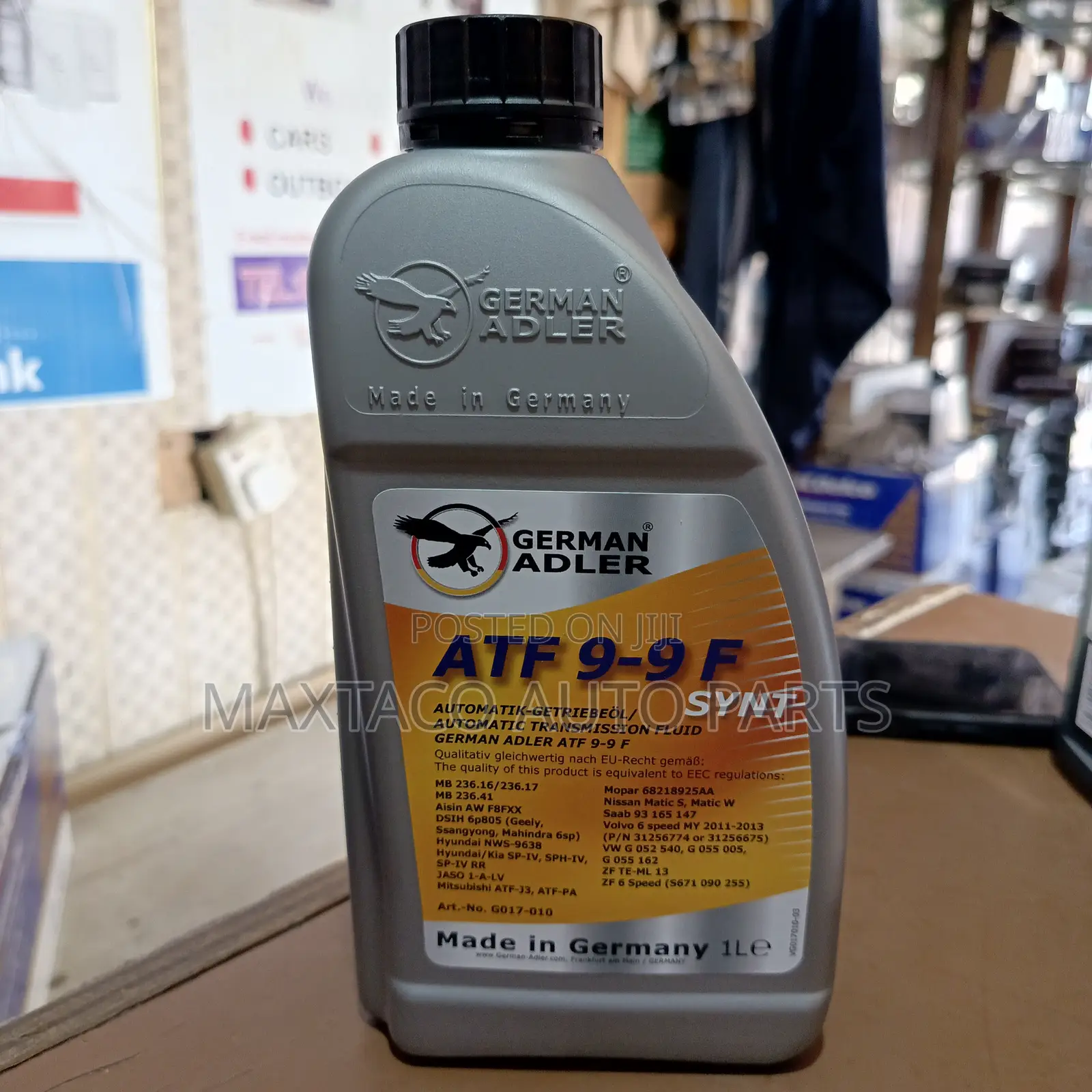 German Adler 9-9 Synthetic Transmission Fluid
