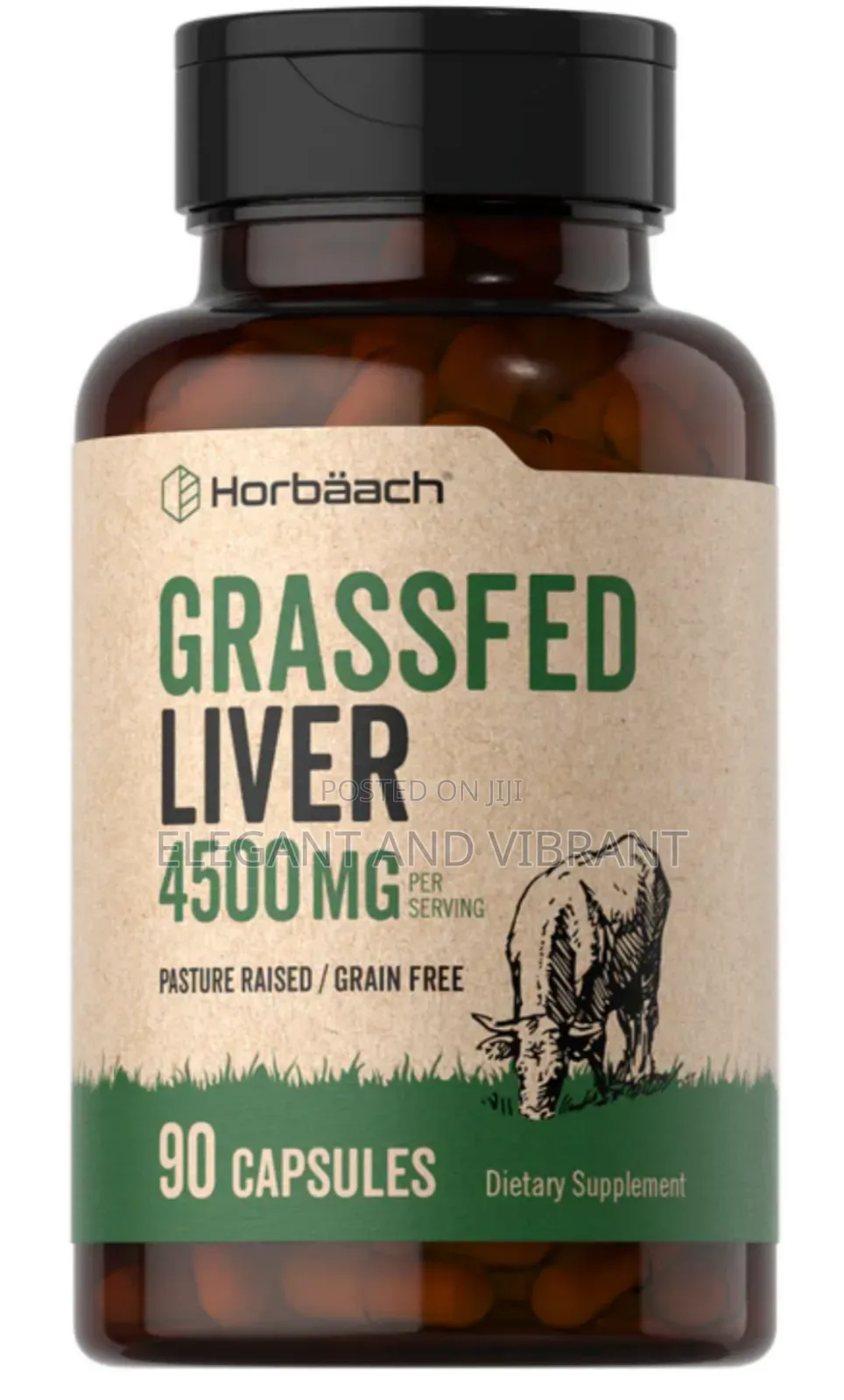 Grass Fed Beef Liver 4500mg Per Serving | 90 Capsules
