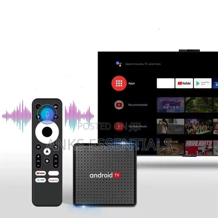 Brand New Airtel Android Tv Box With Remote Control