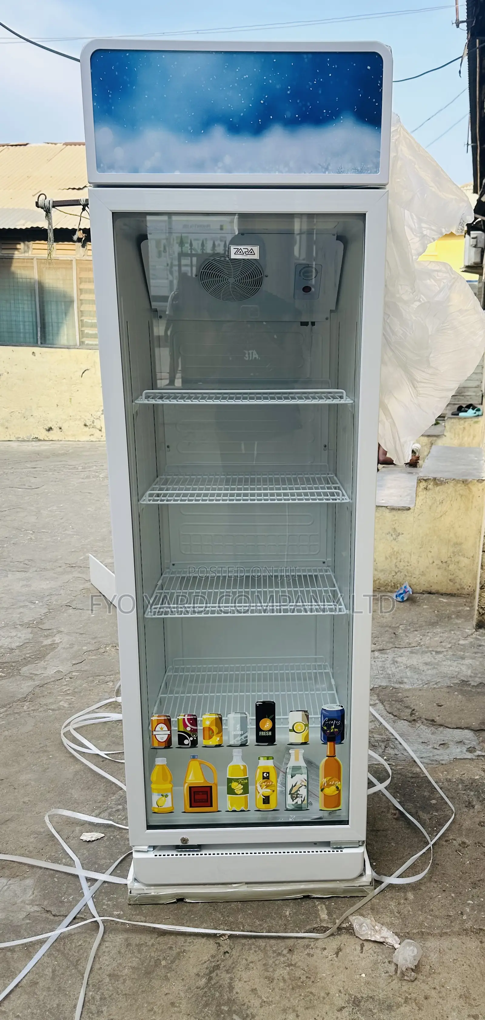 Quality Made Zara 300l Fast Reliable Cooling Display Fridge