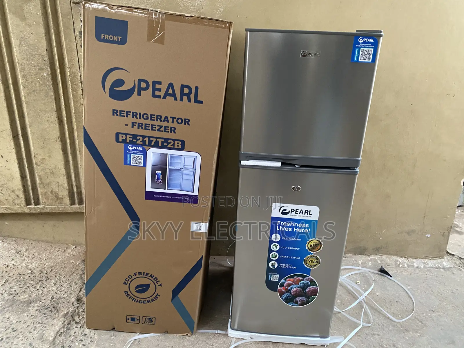 Pf-217t-2b Pearl 138liters Top Freezer Fridge