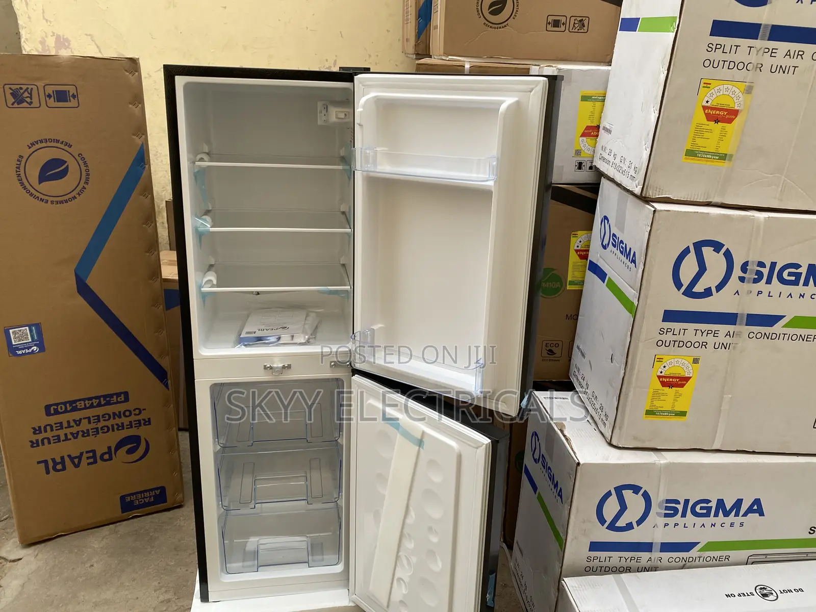 Pearl Pf-144b-10j 102liters Double Door Fridge