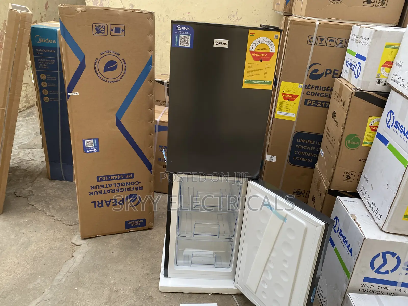 Pearl Pf-144b-10j 102liters Double Door Fridge