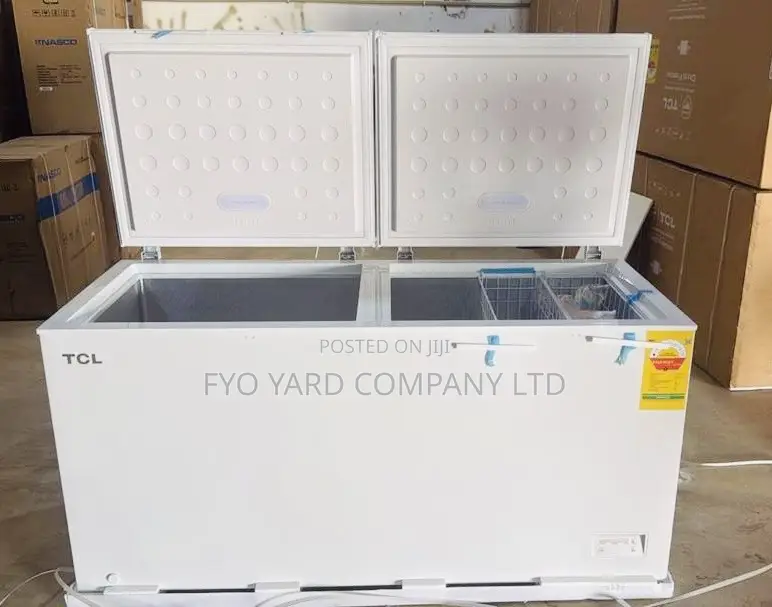 New Inbox Double Door TCL 600 Liters Powerful Cooling Chest Freezer