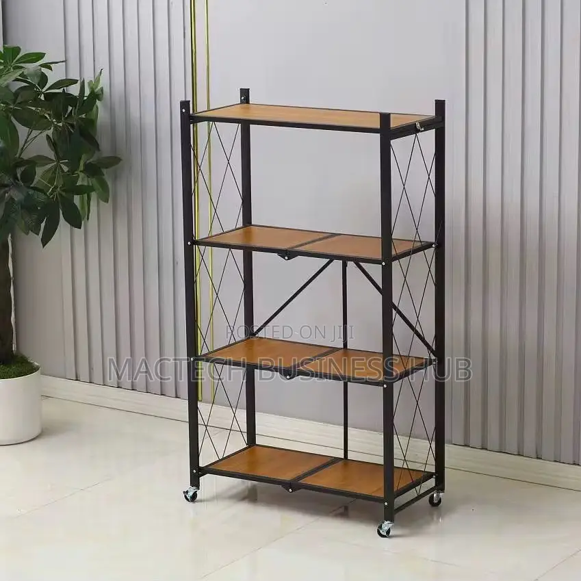 Foldable Wood Kitchen Organizer ( 5 Layers )