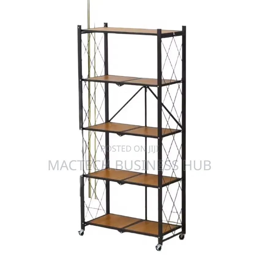 Foldable Wood Kitchen Organizer ( 5 Layers )